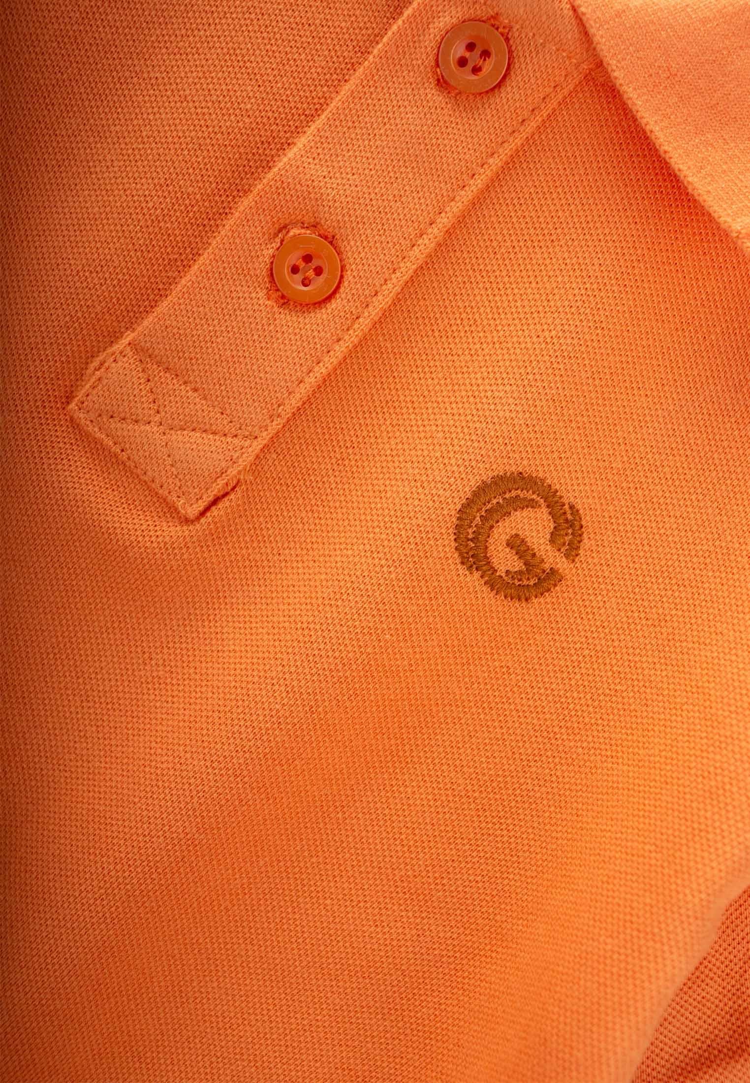 CigitKabartmalı Polo Yaka T-Shırt 2-10 Yaş TURUNCU