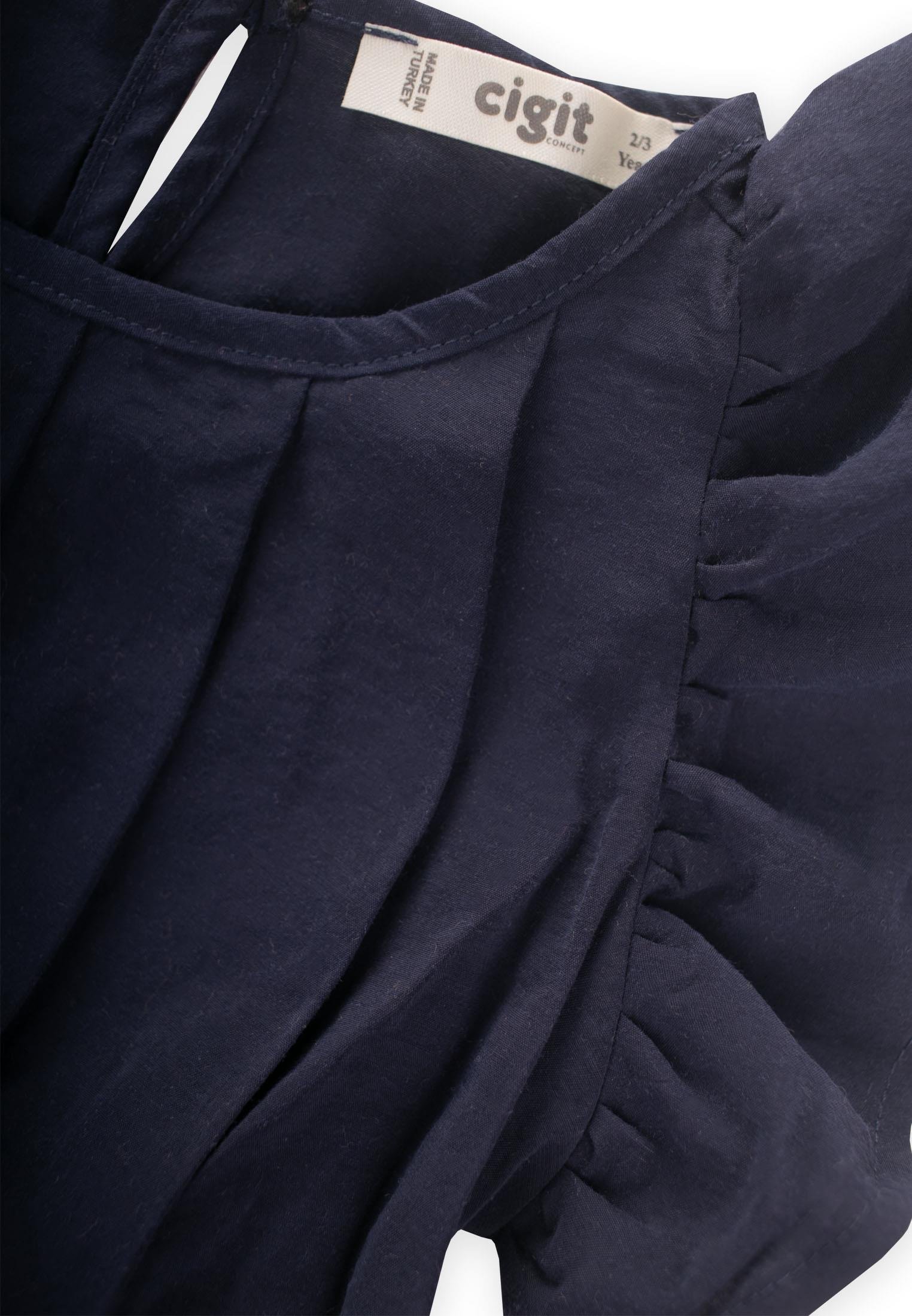 CigitPilikaşe Bluz 2-8 Yaş LACİVERT