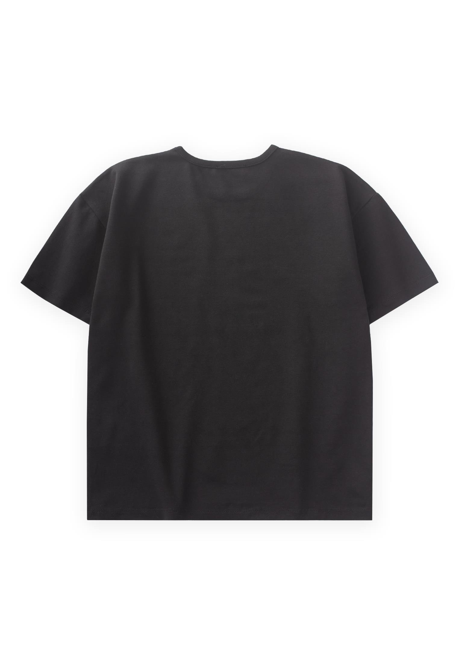 CigitDıscover Baskılı T-Shırt 8-12 Yaş SİYAH