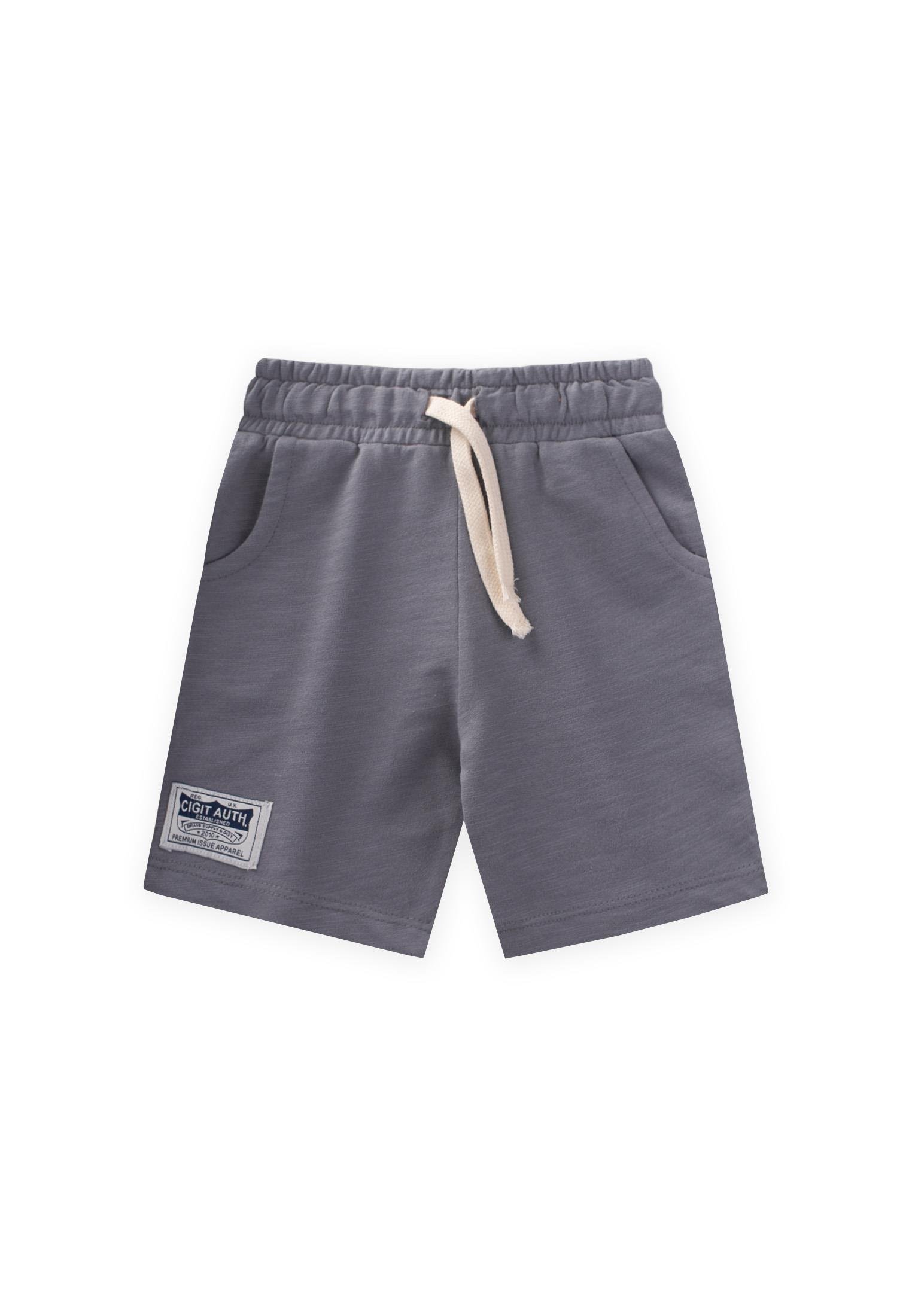 CigitEtiket Detaylı Kapri 1-10 Yaş GRİ