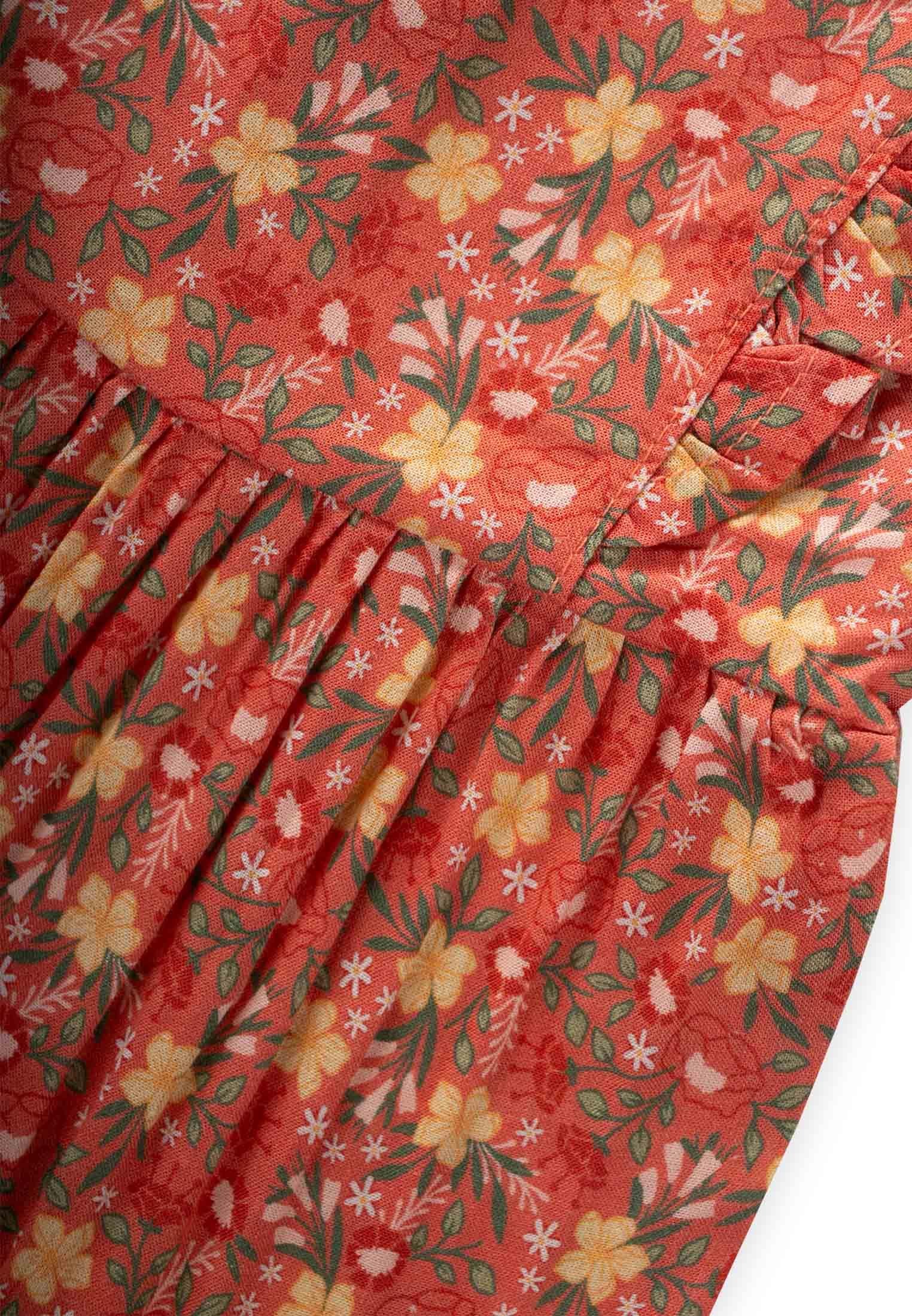 CigitÇiçek Desenli Viskon Tulum 0-3 Yaş YAVRUAĞZI