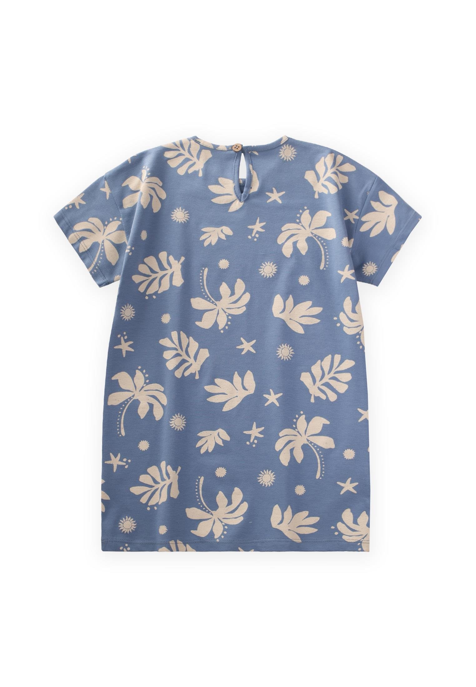 CigitTunik T-Shırt 4-12 Yaş MAVİ