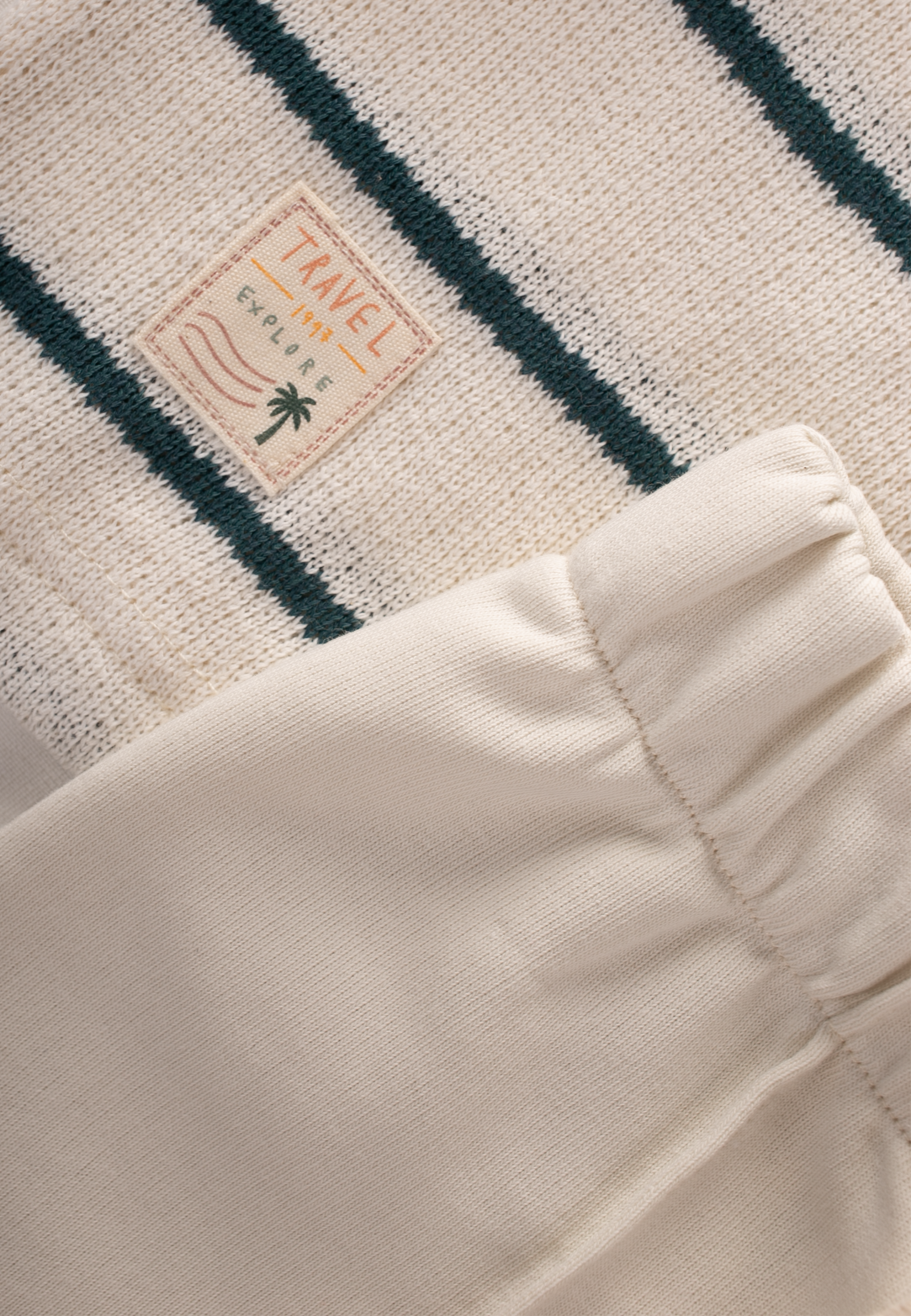 CigitÇizgili Kapri Takım 2-7 Yaş EKRU