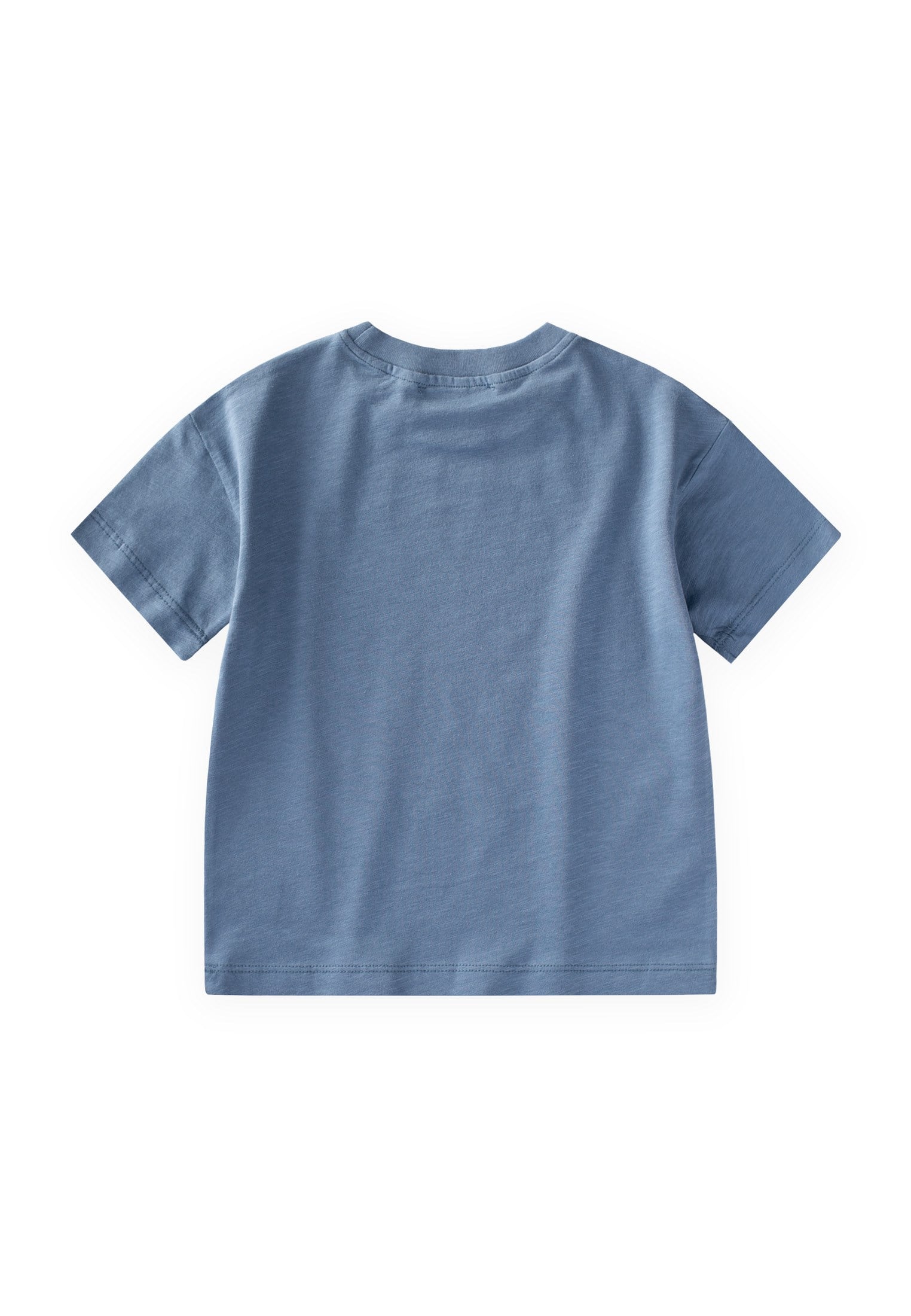 CigitSlogan Baskılı T-Shirt 2-10 Yaş İNDİGO MAVİ