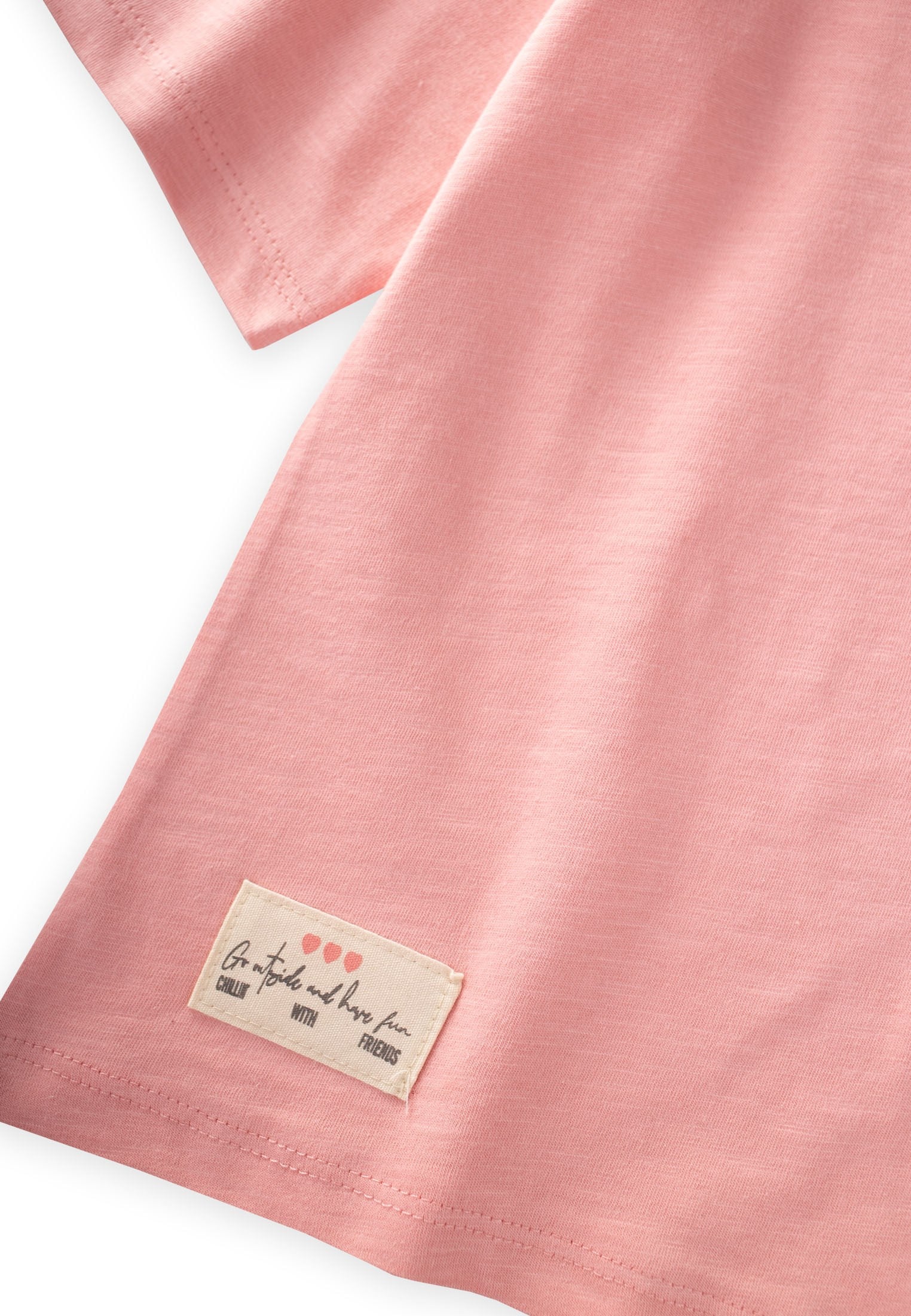 CigitDüşük Kol T-Shirt Takım 5-12 Yaş PEMBE