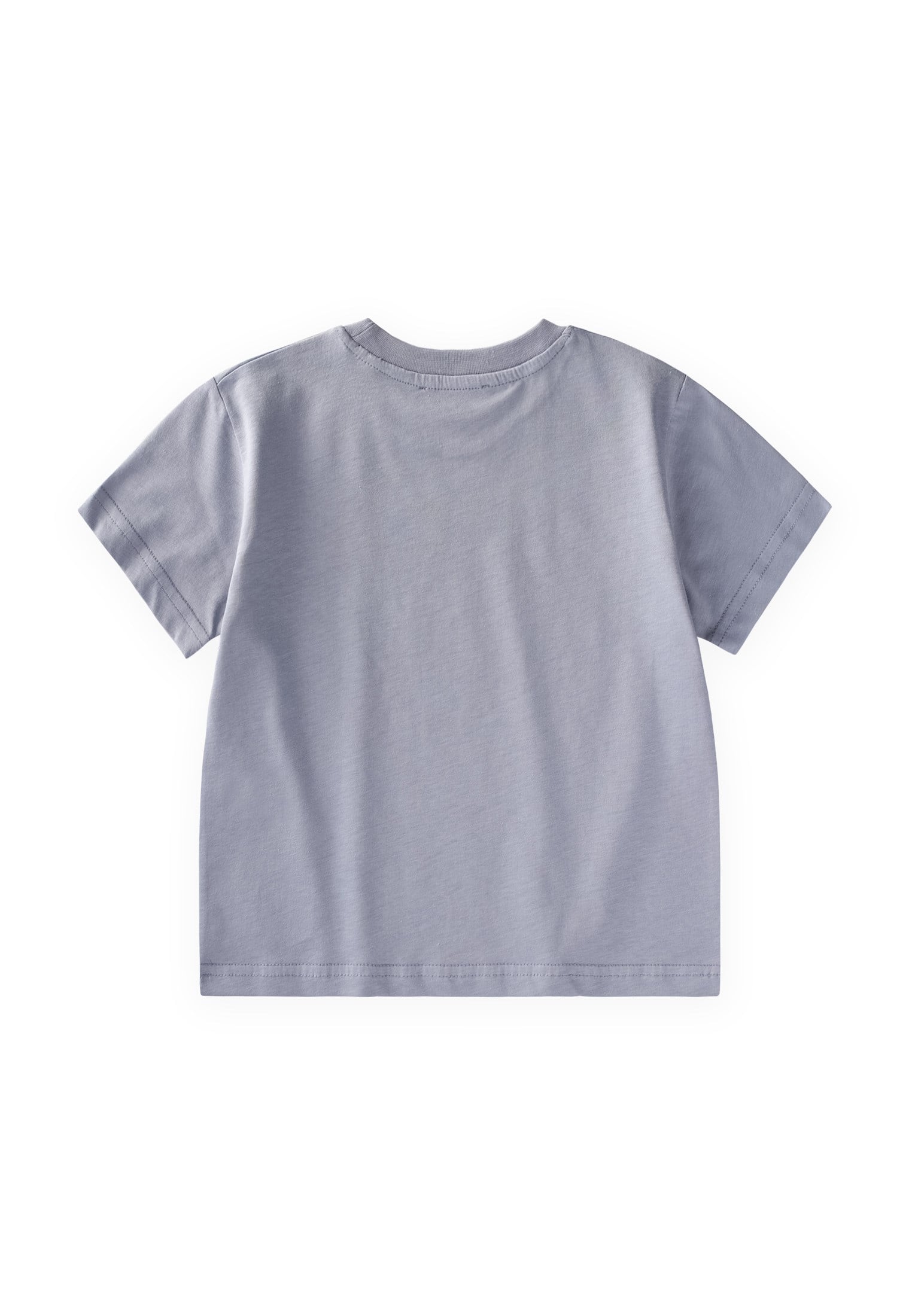 CigitEtiket Detaylı T-Shirt 2-10 Yaş MAVİ
