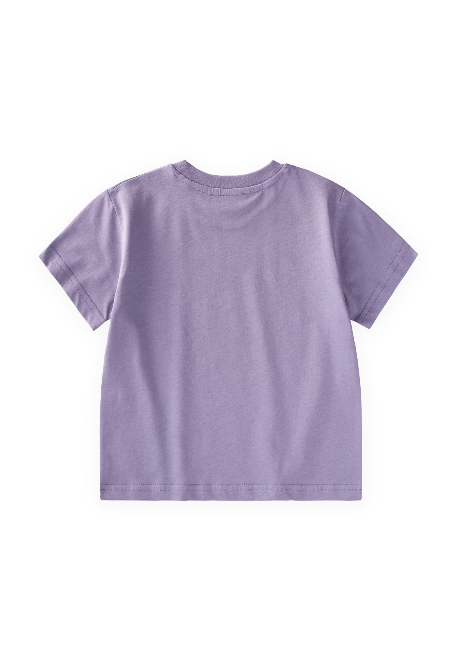 CigitEtiket Detaylı T-Shirt 2-10 Yaş LİLA