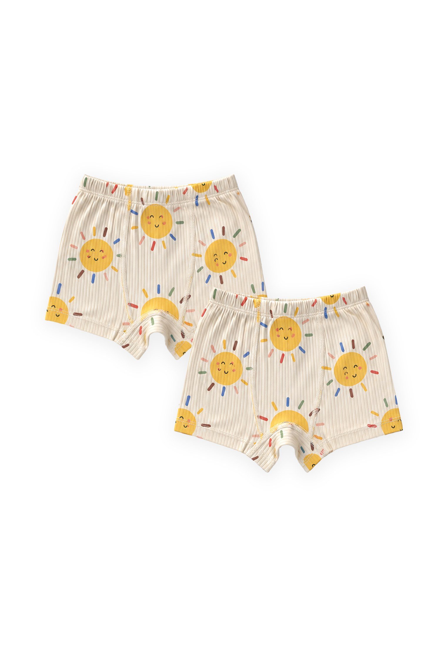 Cigitİkili Erkek Boxer Beli Reçme 2-9 Yaş GÜNEŞ DESEN