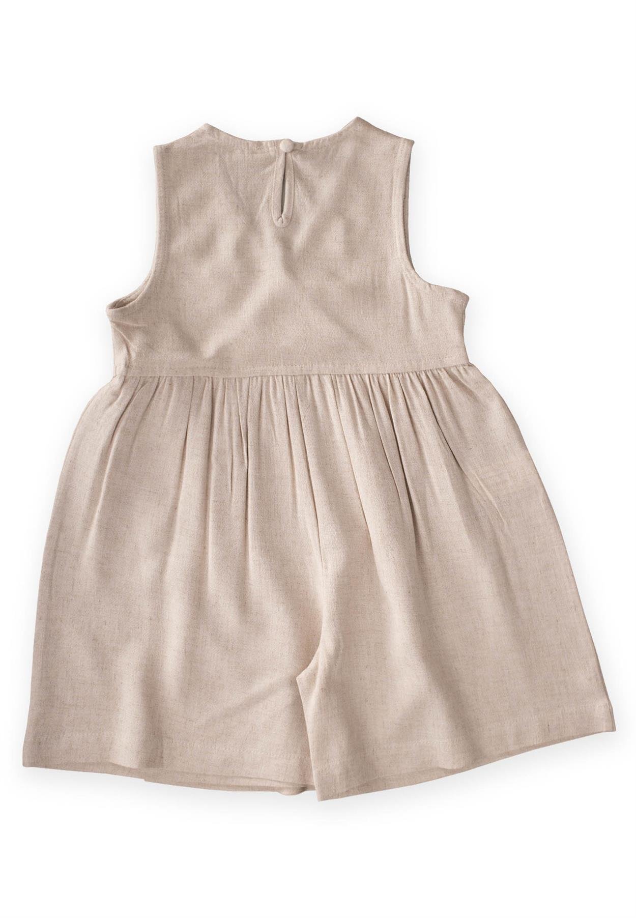 CigitSarh Anvelop Elbise 2-7 Yaş Nature