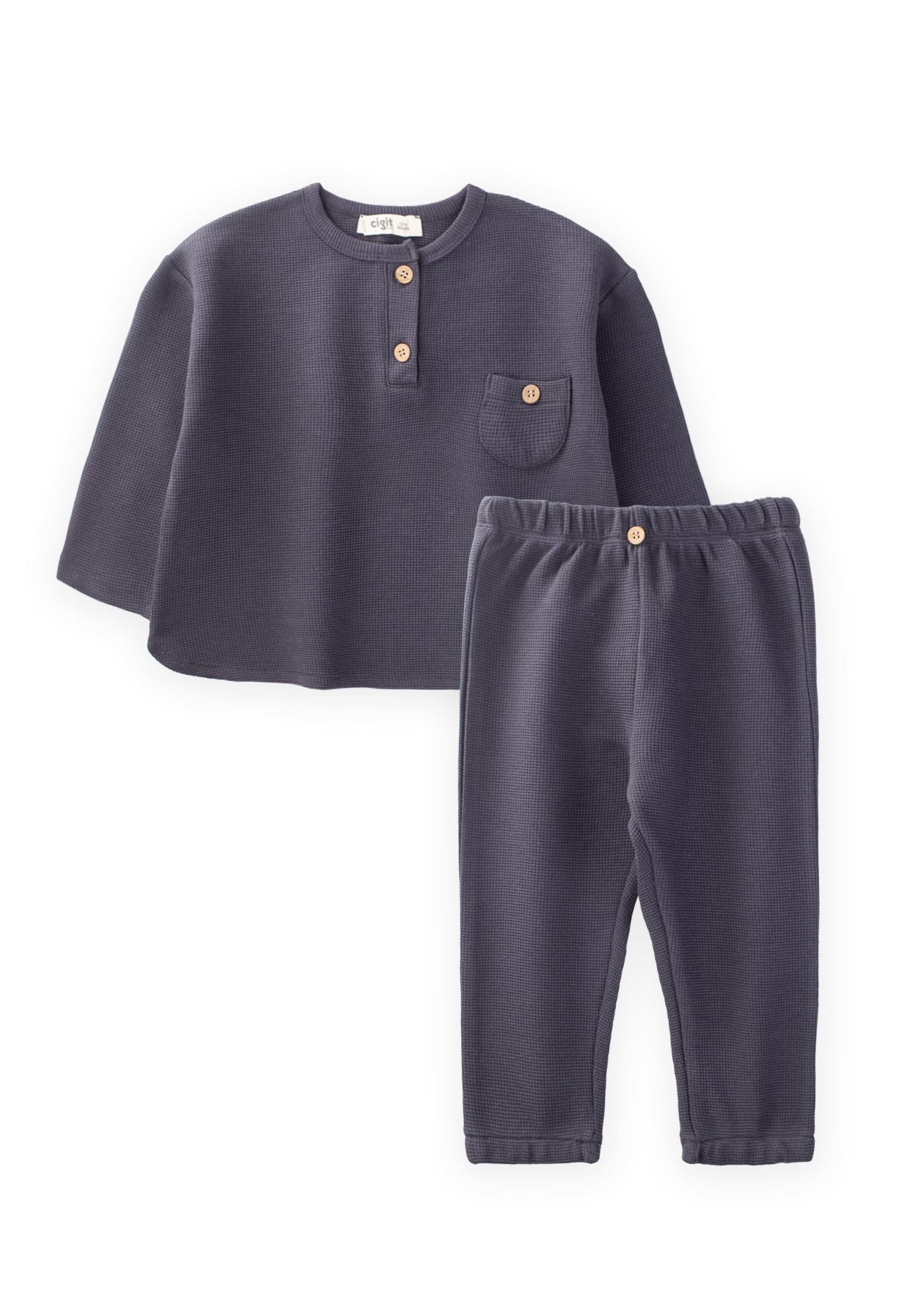 CigitMevsimlik Waffle Takım 1-6 Yaş FÜME