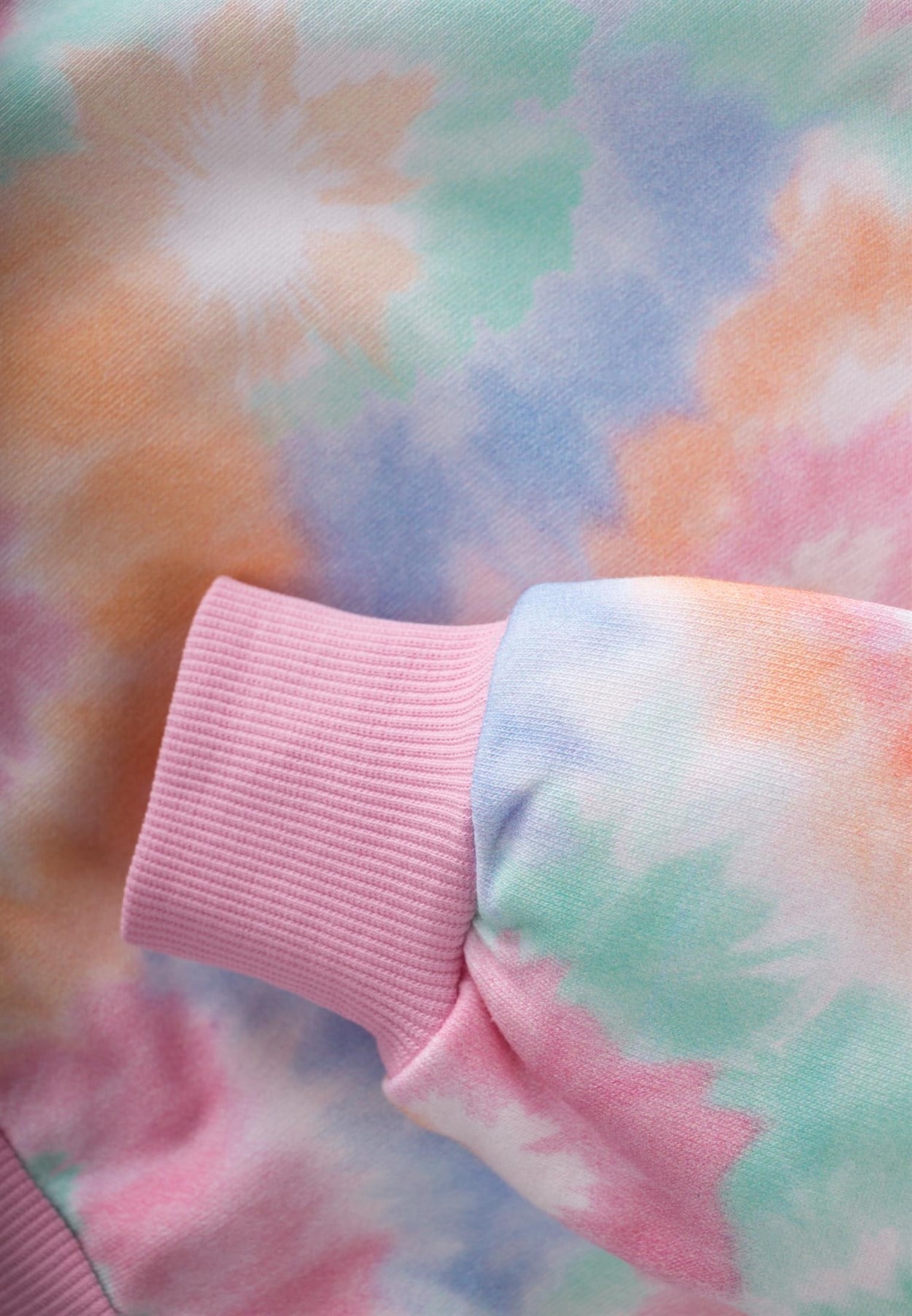 CigitBatik Desenli Sweatshırt Takım 2-9 Yaş PEMBE BATİK