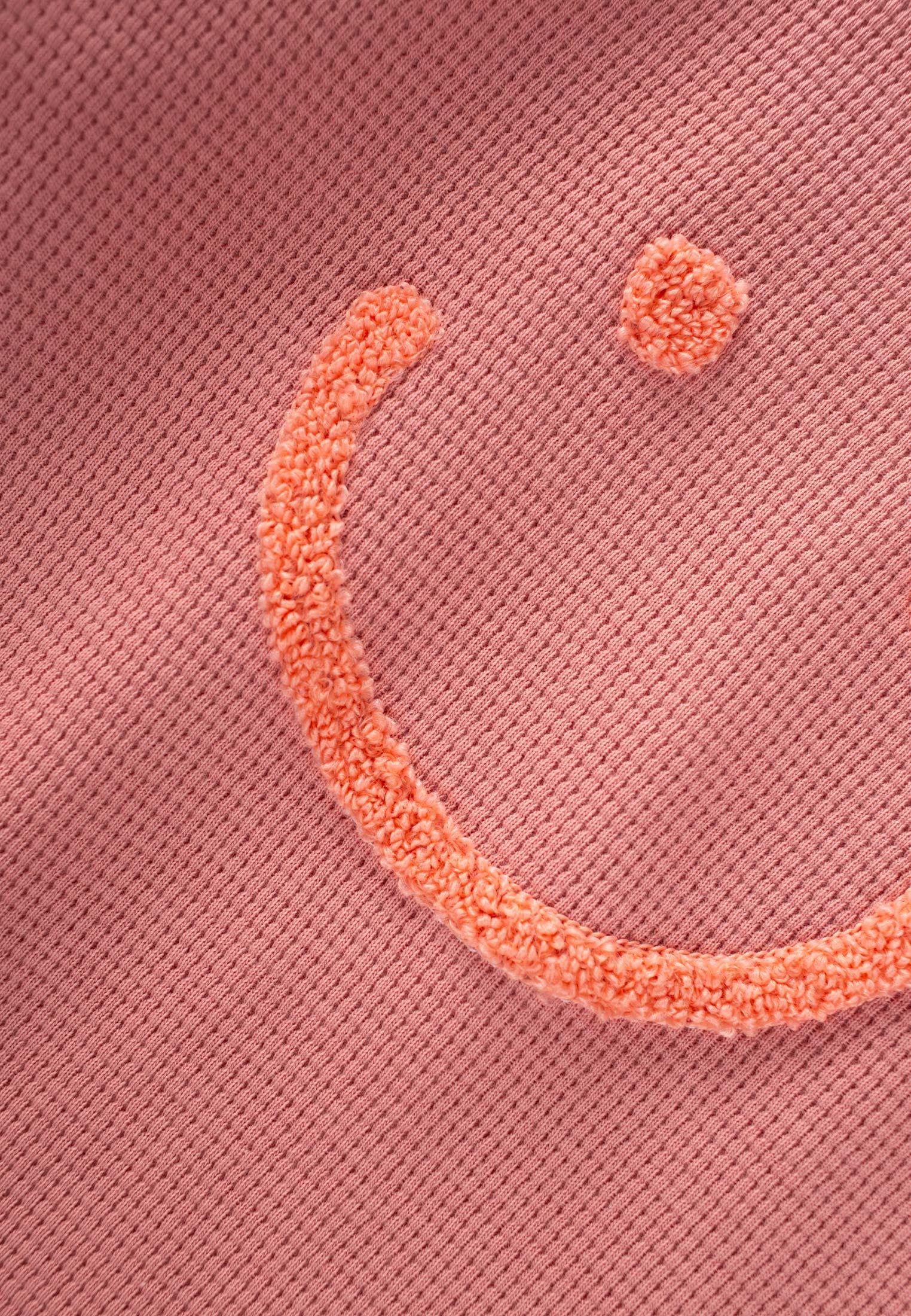 CigitSmile Süzene Nakışlı Waffle Mevsimlik T-Shırt 2-10 Yaş K PEMBE
