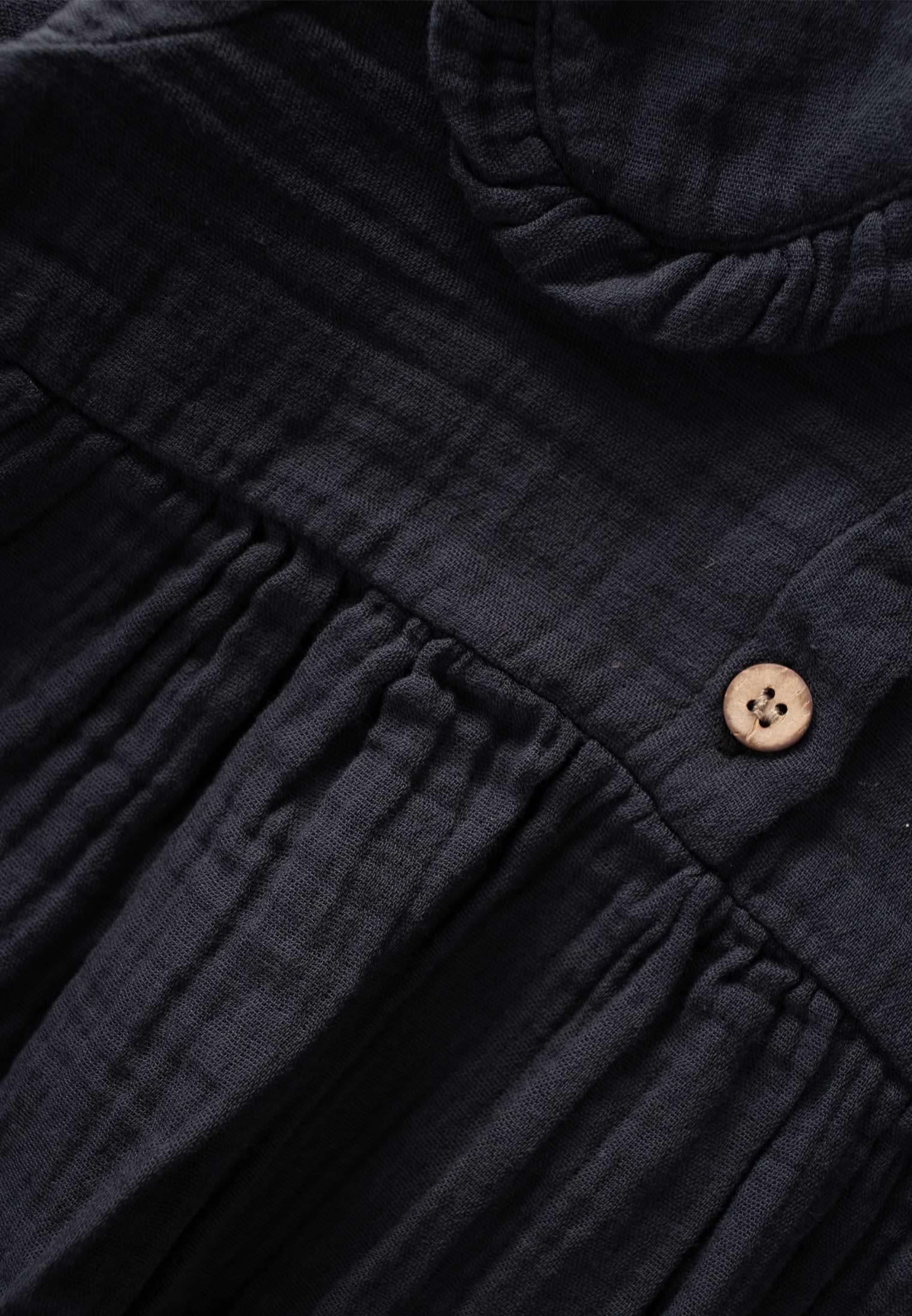 CigitYakalı Mevsimlik Elbise 2-10 Yaş ANTRASİT