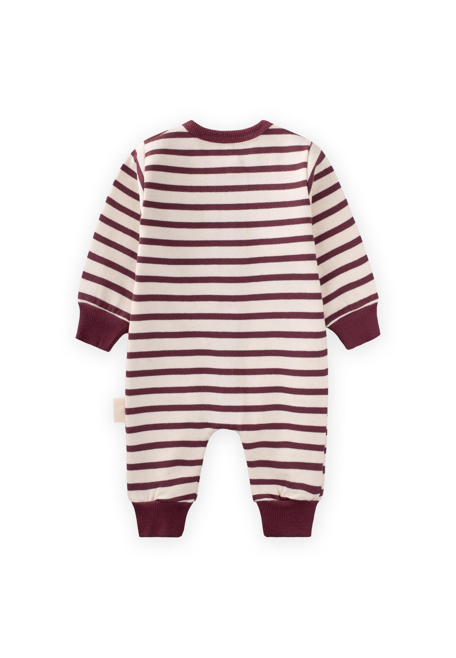 CigitÇizgili Triko Tulum 0-3 Yaş MÜRDÜM