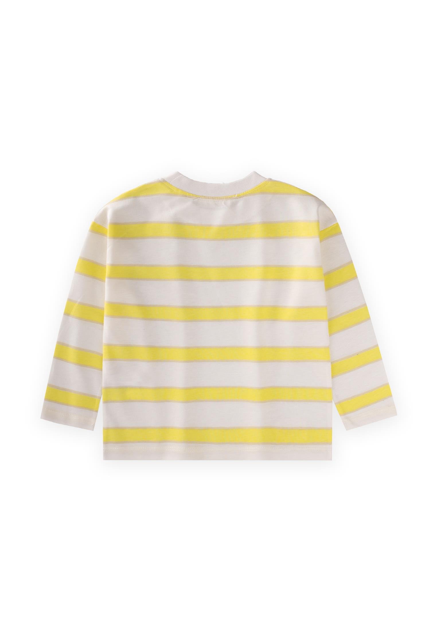 CigitÇizgili Mevsimlik T-Shırt 1-10 Yaş SARI VİZON ÇİZGİLİ