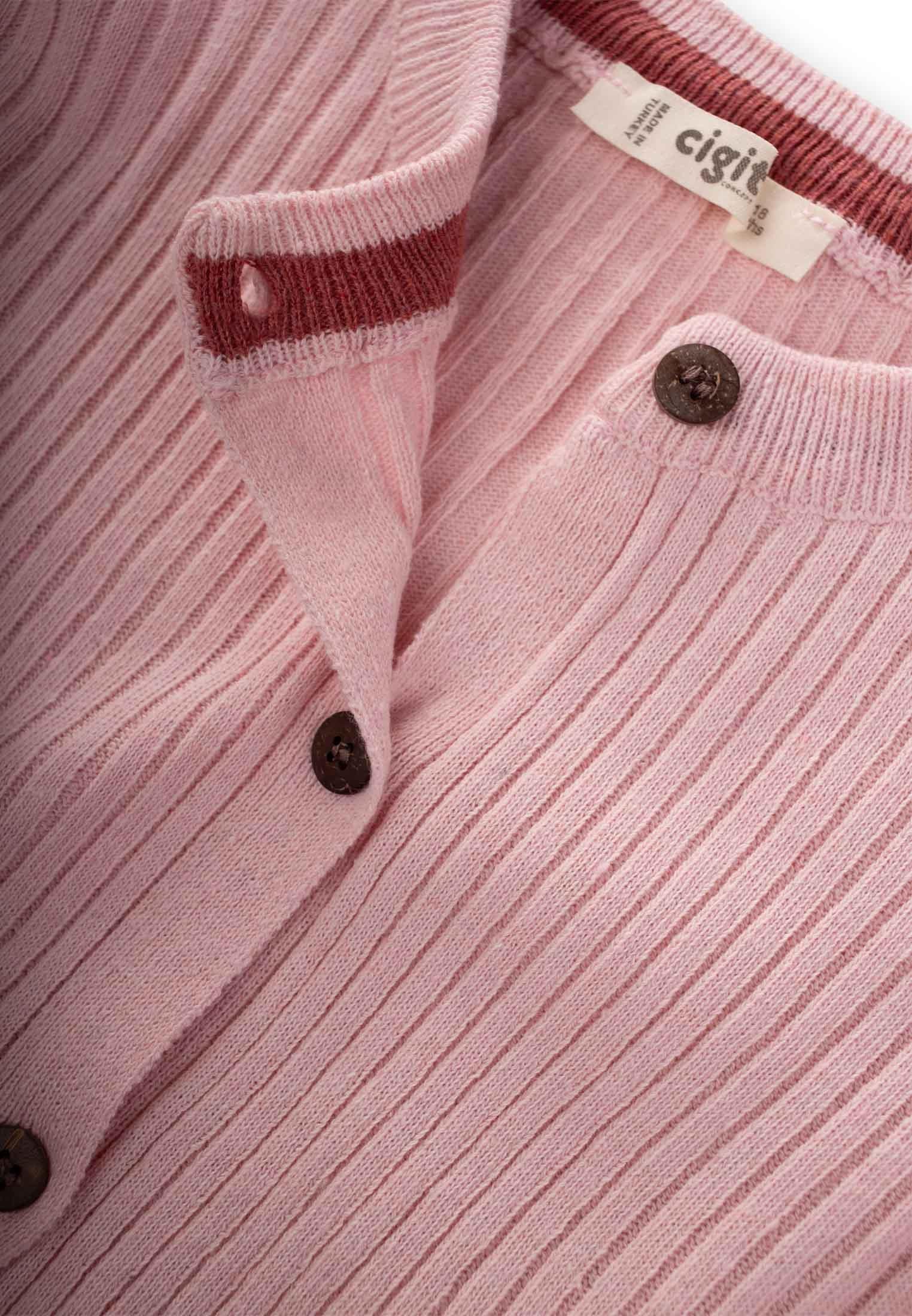 CigitFitilli Triko Hırka 1-5 Yaş PEMBE