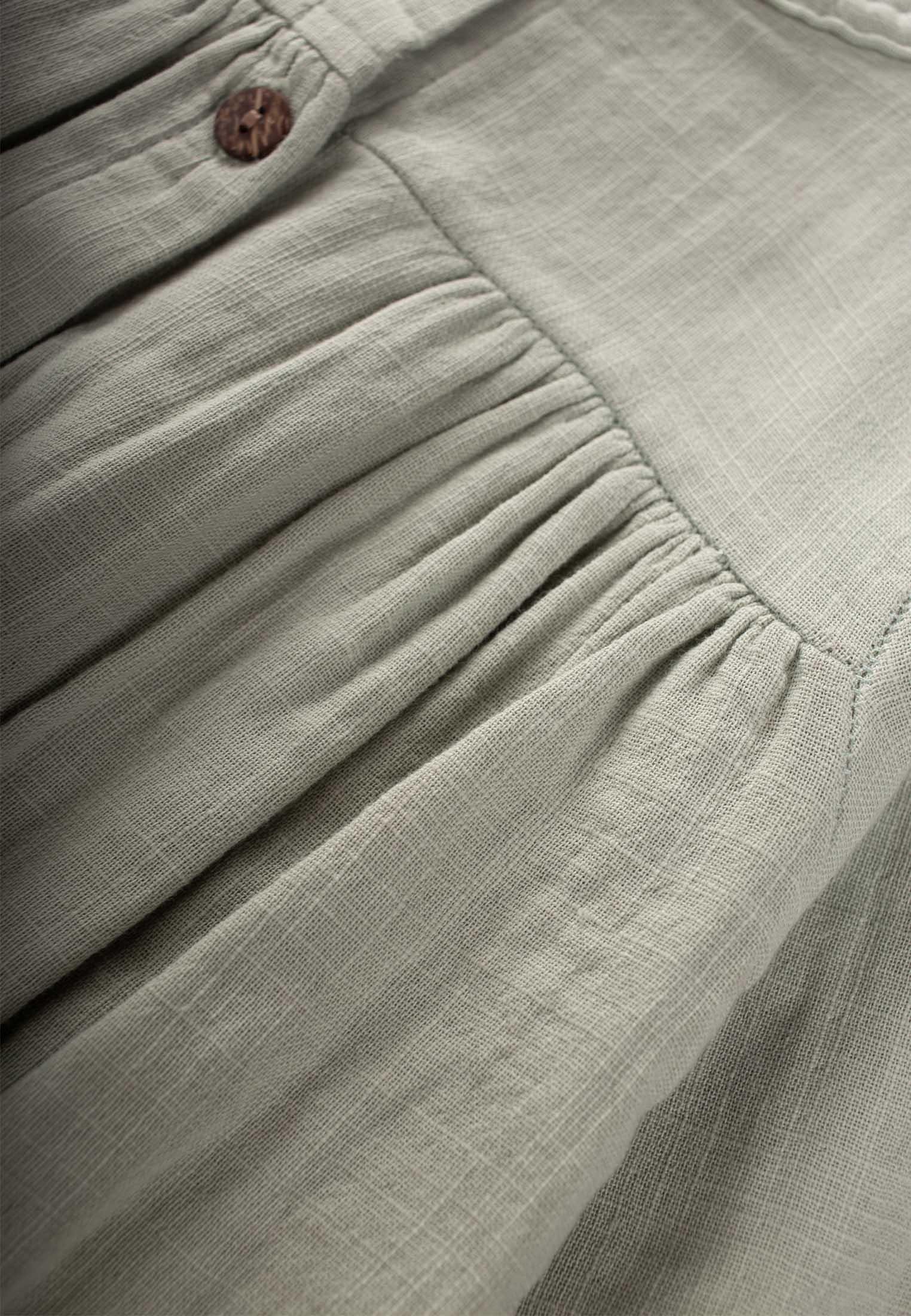 CigitFlamlı Mevsimlik Elbise 1-10 Yaş SU YEŞİLİ