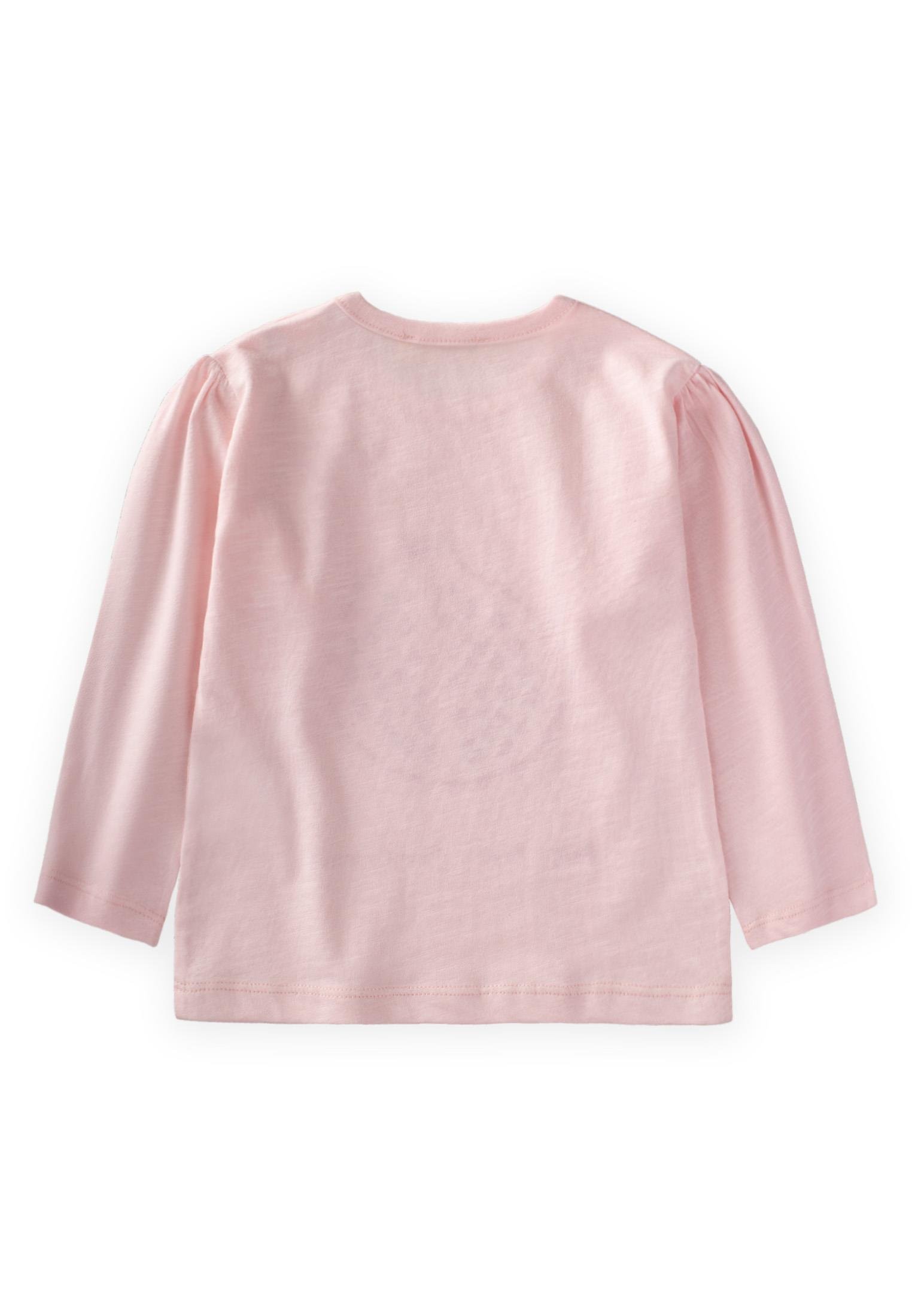 CigitPomegranate Baskılı Mevsimlik T-Shırt 1-5 Yaş PUDRA PEMBE