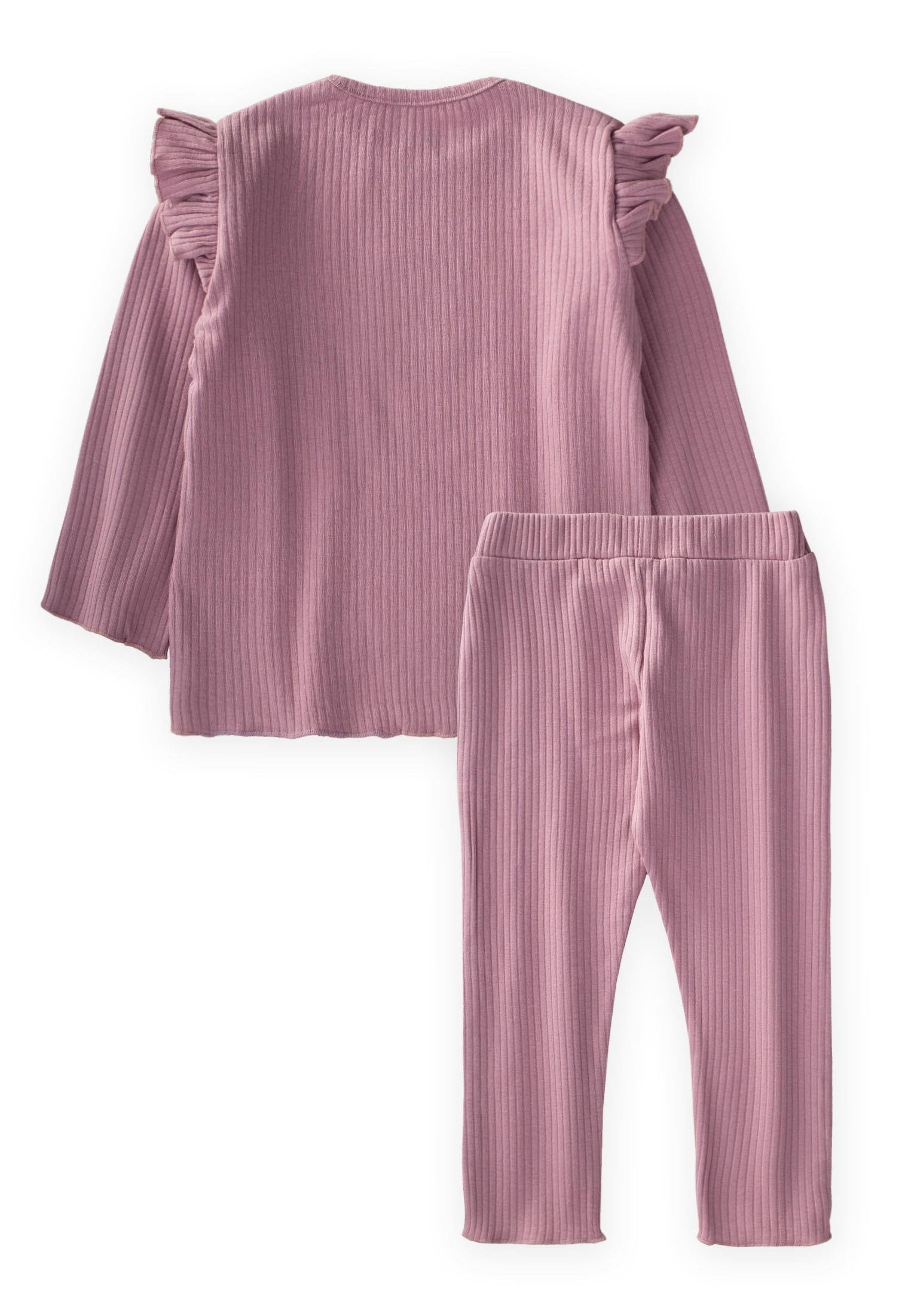 CigitEtiket Detaylı Mevsimlik Kız Takım 1-10 Yaş LEYLAK