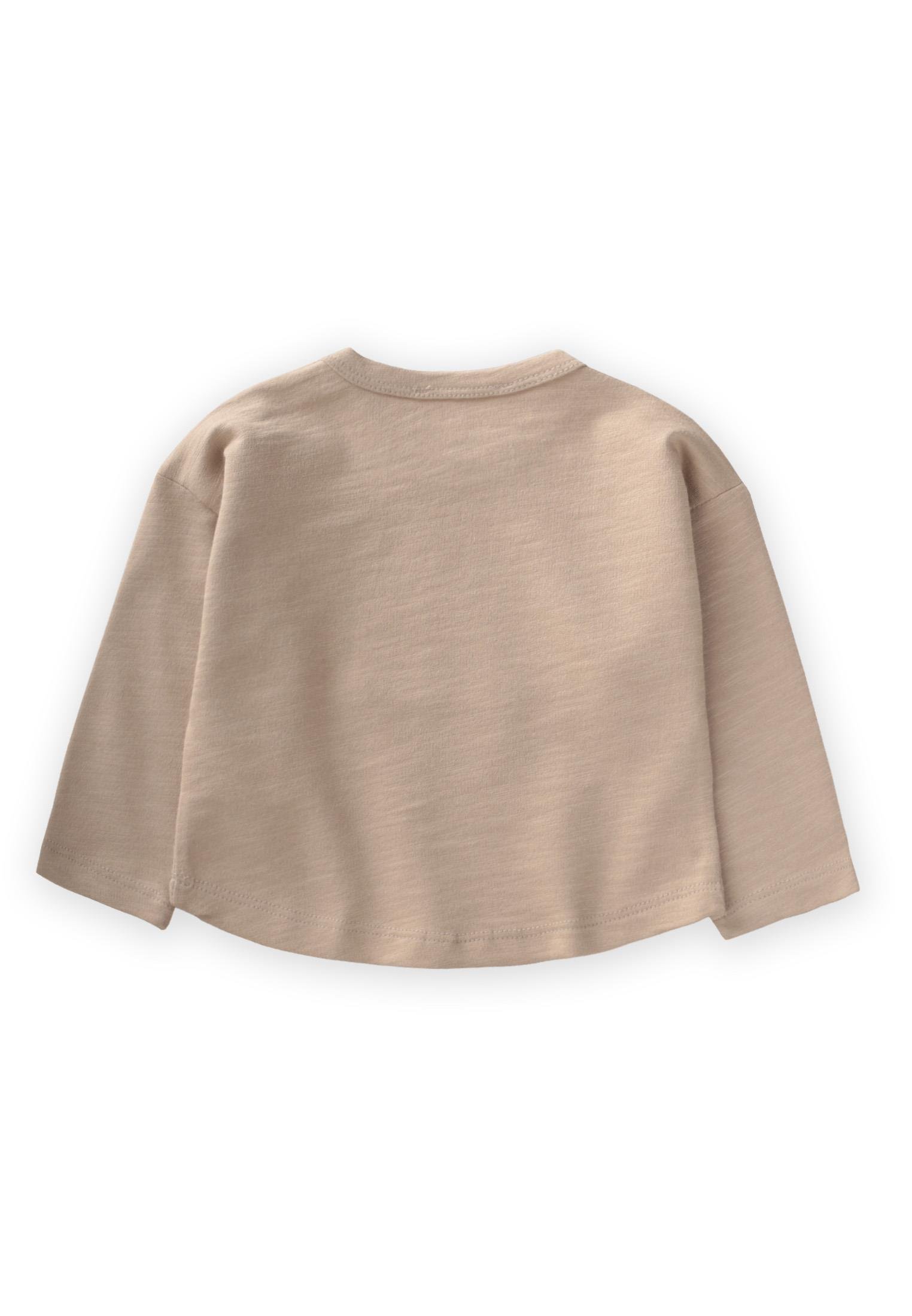 CigitAdventure Baskılı Erkek Sweatshırt 0-5 Yaş BEJ