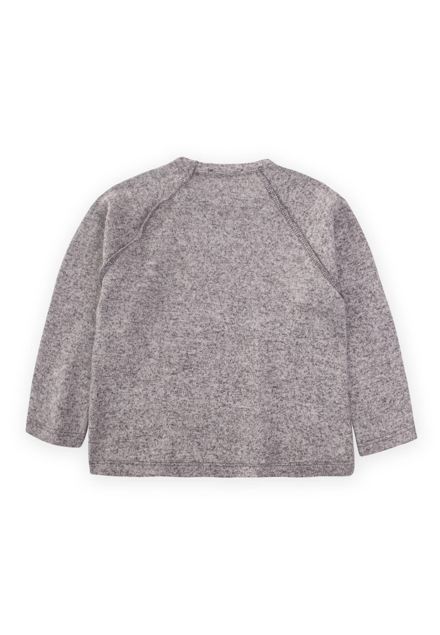 CigitKırçıllı Reglan Kol Mevsimlik Sweat 1-5 Yaş GRİ