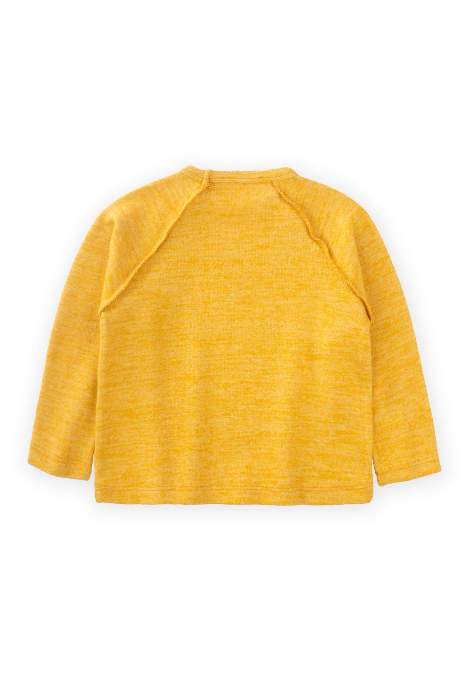 CigitKırçıllı Reglan Kol Mevsimlik Sweat 1-5 Yaş HARDAL SARI