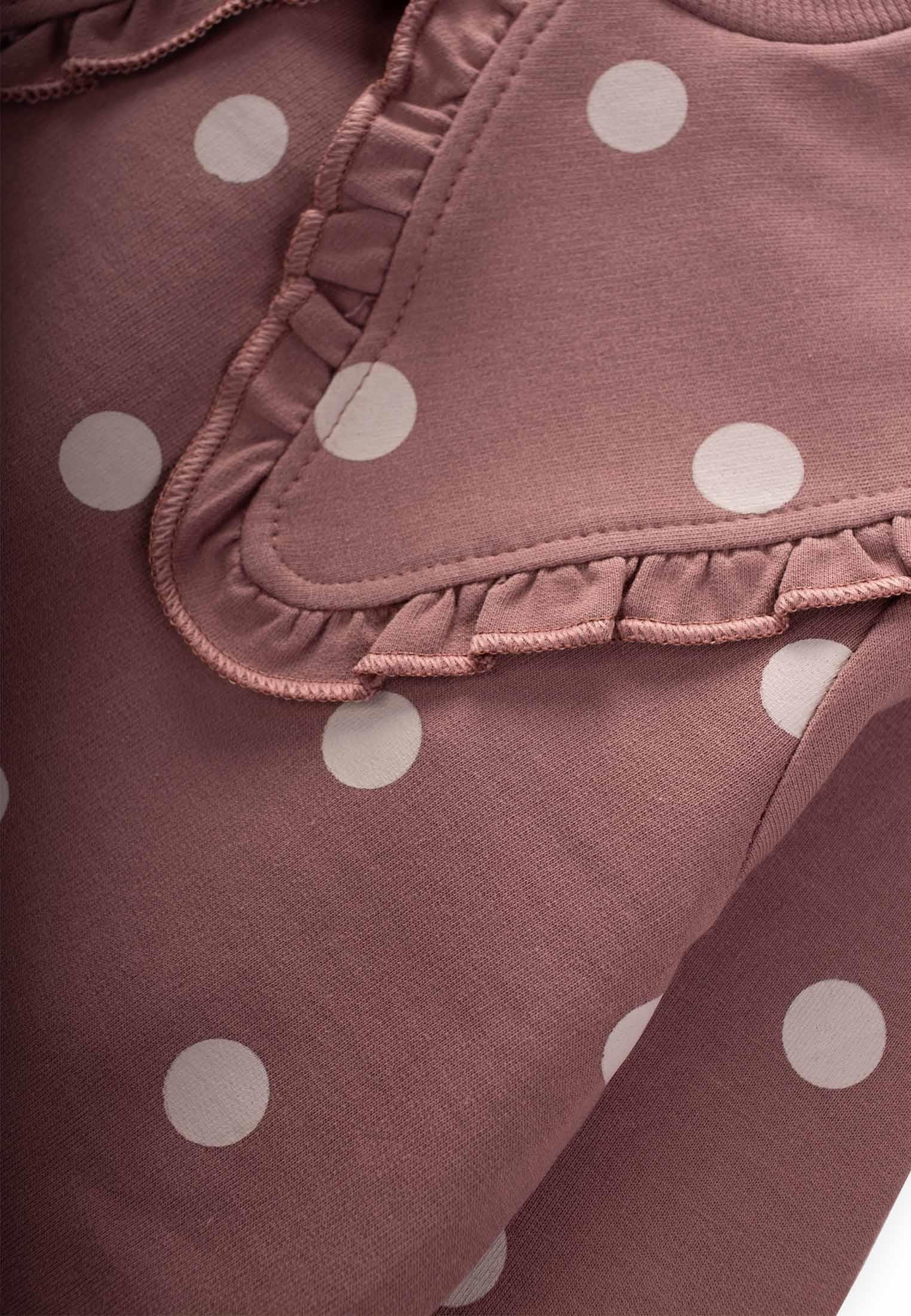 CigitPuantiyeli Yakalı Mevsimlik Kız Takım 1-5 Yaş BAKIR