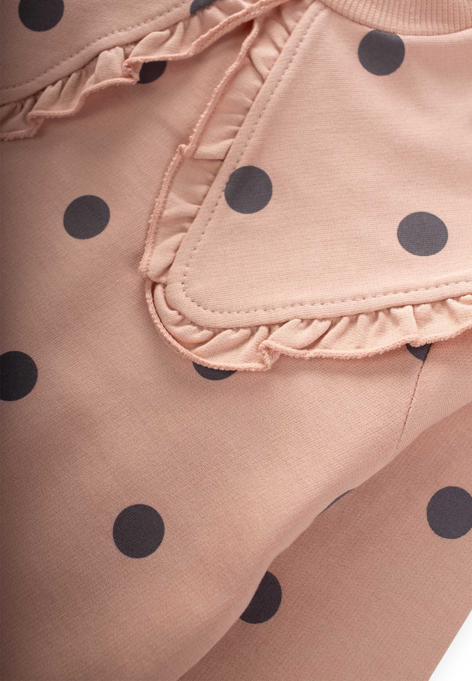 CigitPuantiyeli Yakalı Mevsimlik Kız Takım 1-5 Yaş PUDRA