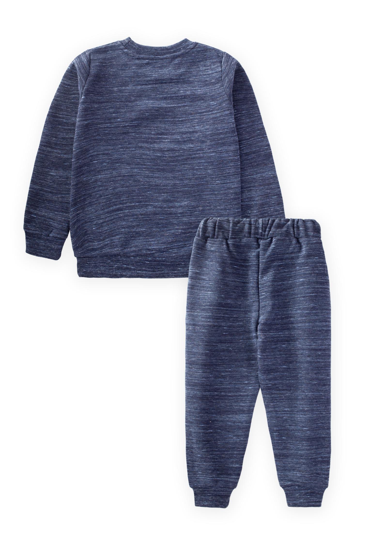 CigitKırçıllı Sweatshırt Takım 2-7 Yaş LACİVERT