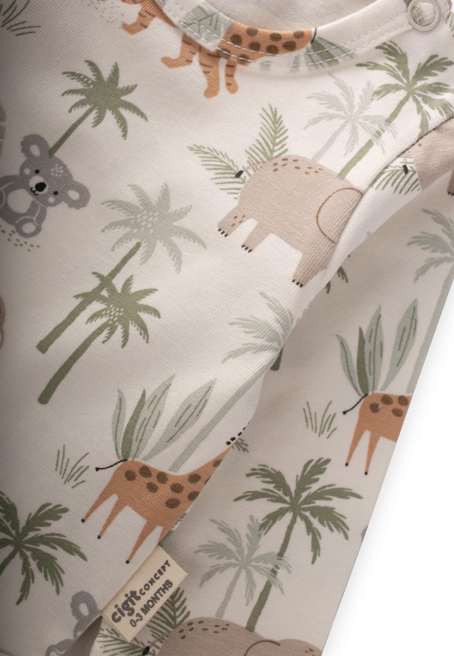 CigitDesnli Mevsimlik Zıbın Takım0-3 Yaş EKRU