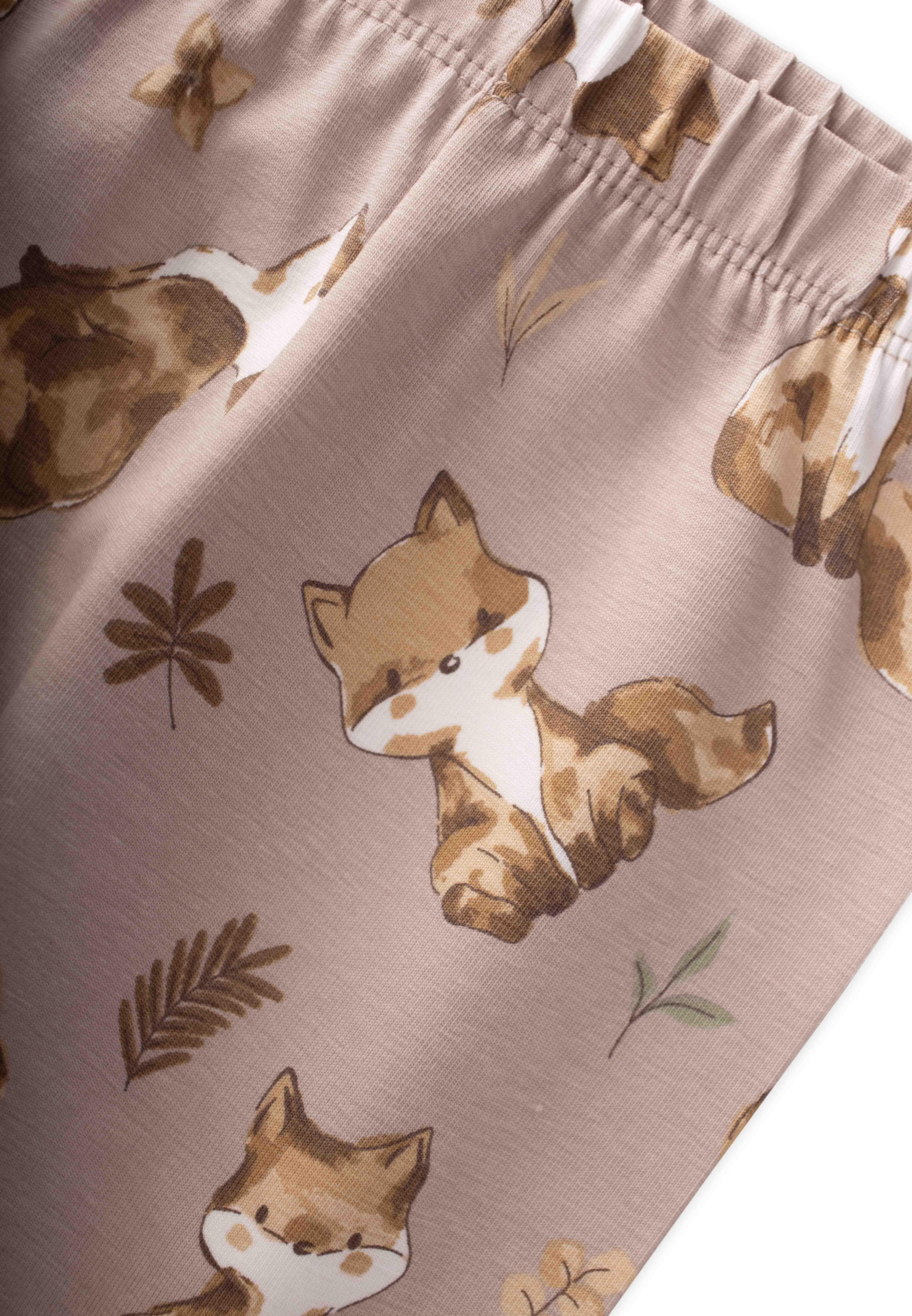 CigitDesenli Tayt 1-8 Yaş TİLKİ DESEN