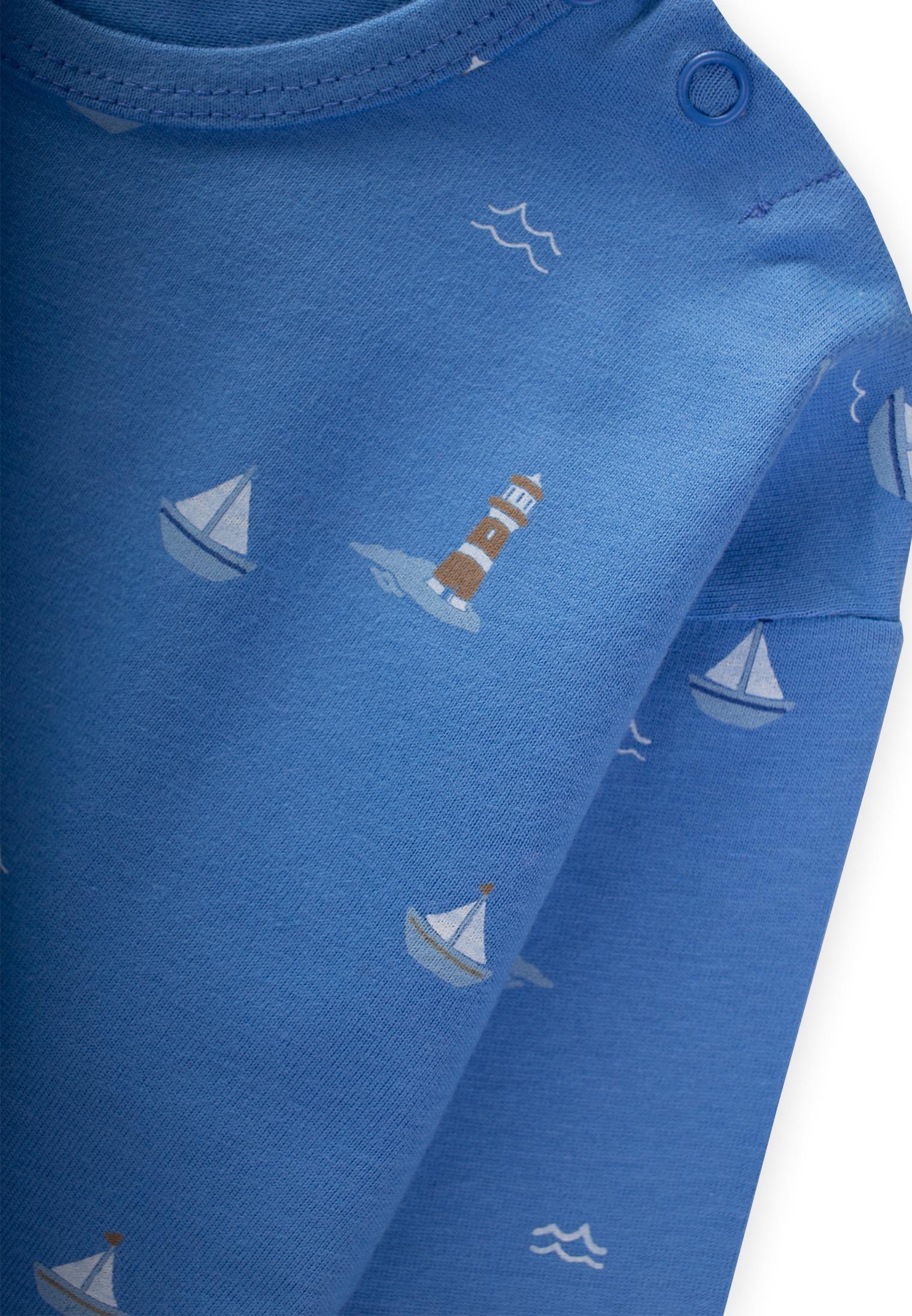 CigitYelken Baskılı T-Shırt Takım 1-5 Yaş MAVİ