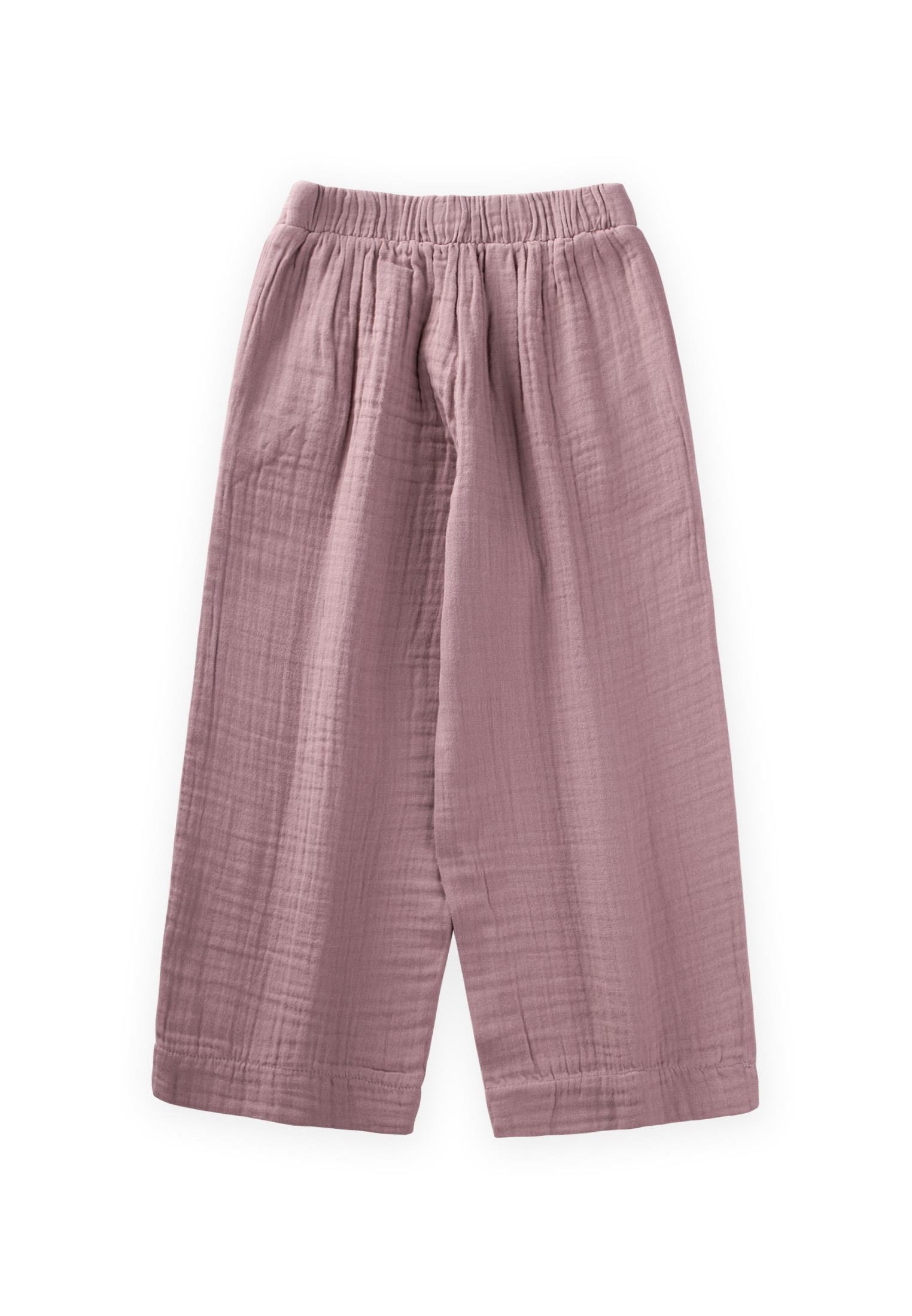 CigitOrganik Müslin Pantolon 2-8 Yaş LEYLAK