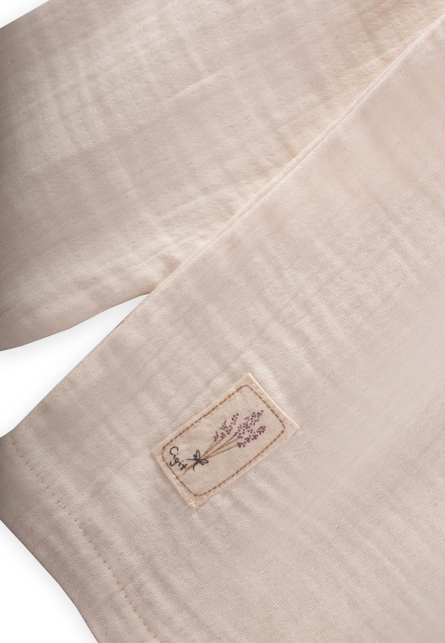 CigitOrganik Oversize Bohem Bluz Uzun Etekli Takım 2-8 Yaş NATUREL