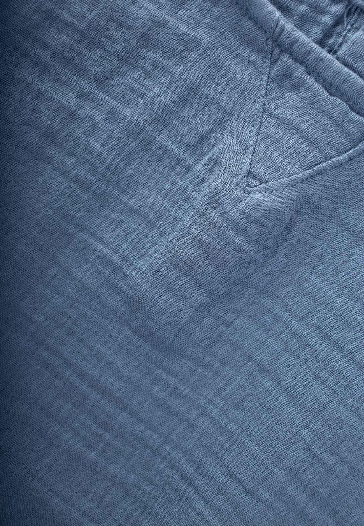 CigitOrganik Üçgen Parçalı Mevsimlik Sweatshırt 2-10 Yaş İNDİGO MAVİ