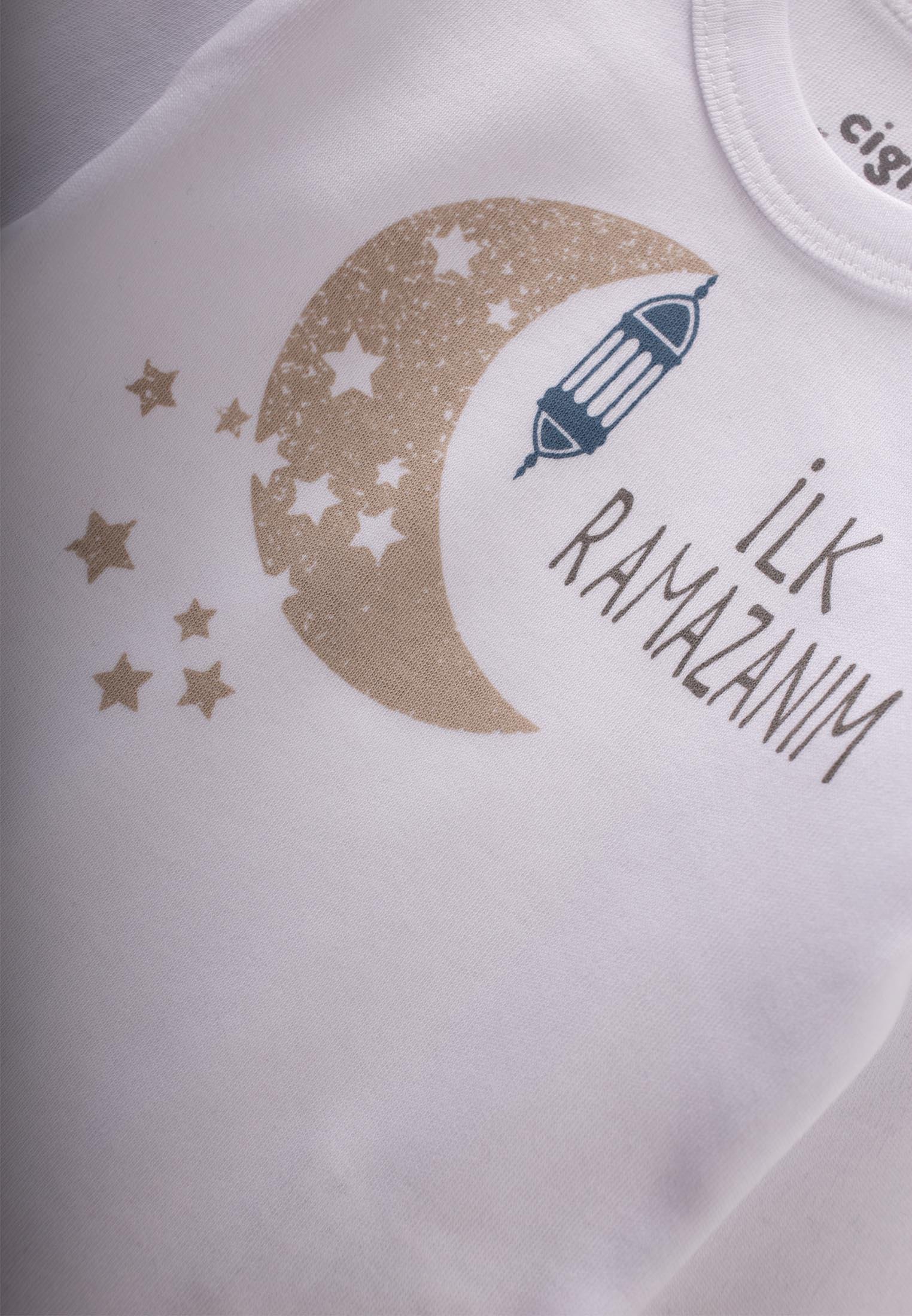 Cigitİlk Ramazanım Zıbın 0-9 AY GRİ BASKILI