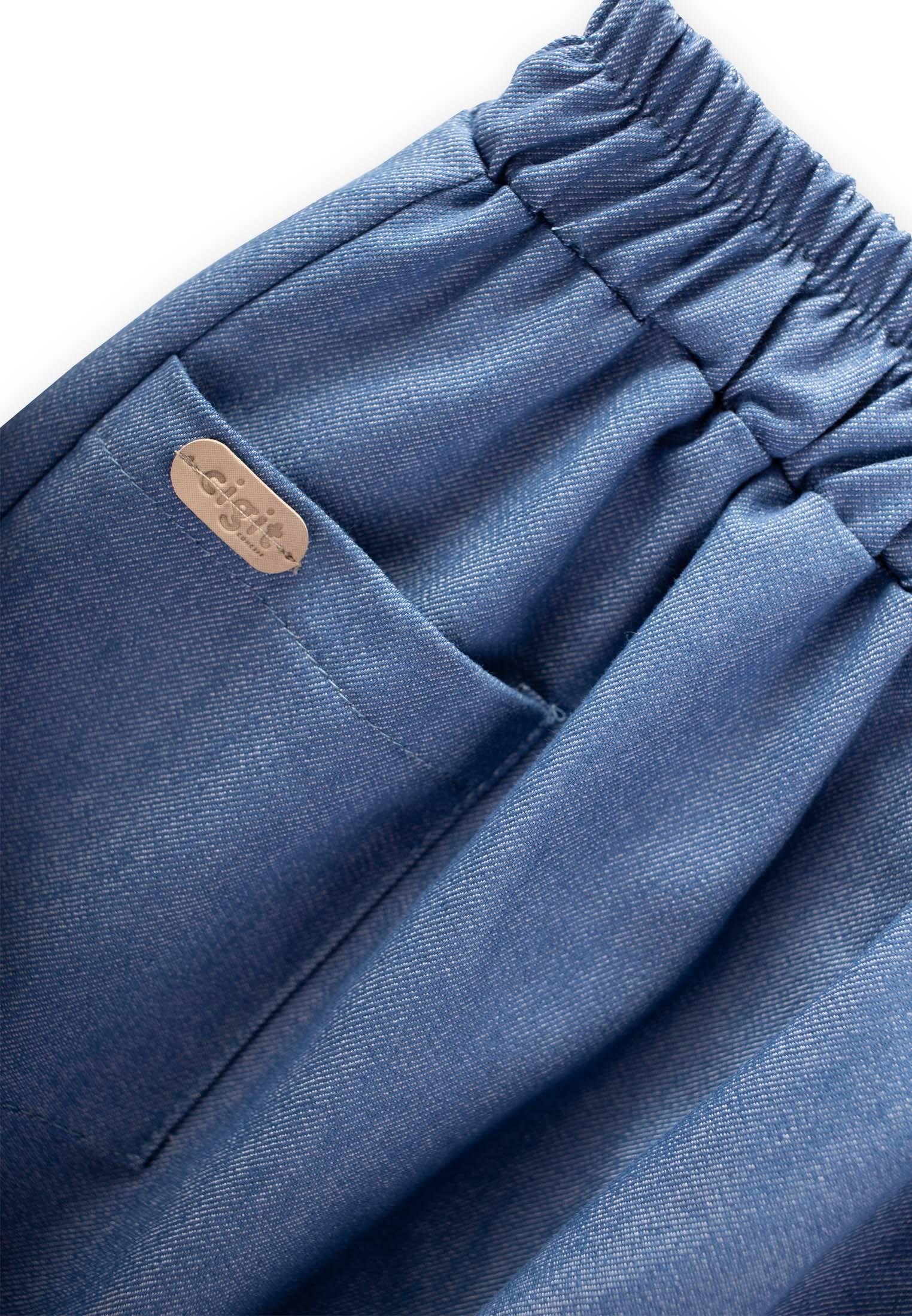 CigitCep Detaylı Pantolon 2-8 Yaş MAVİ