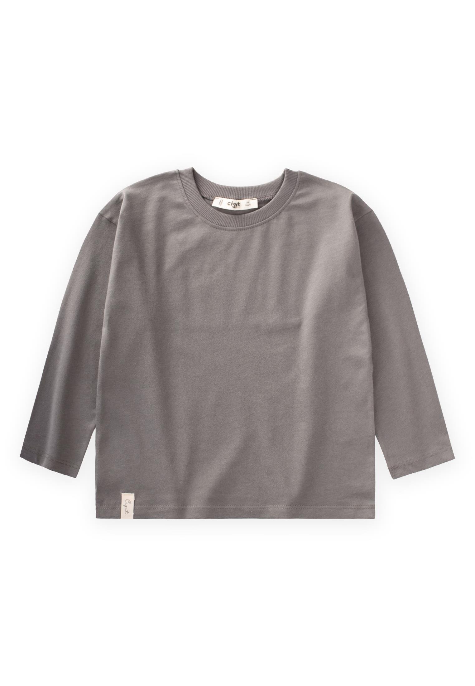 CigitMevsimlik Basic T-Shırt 2-10 Yaş VİZON