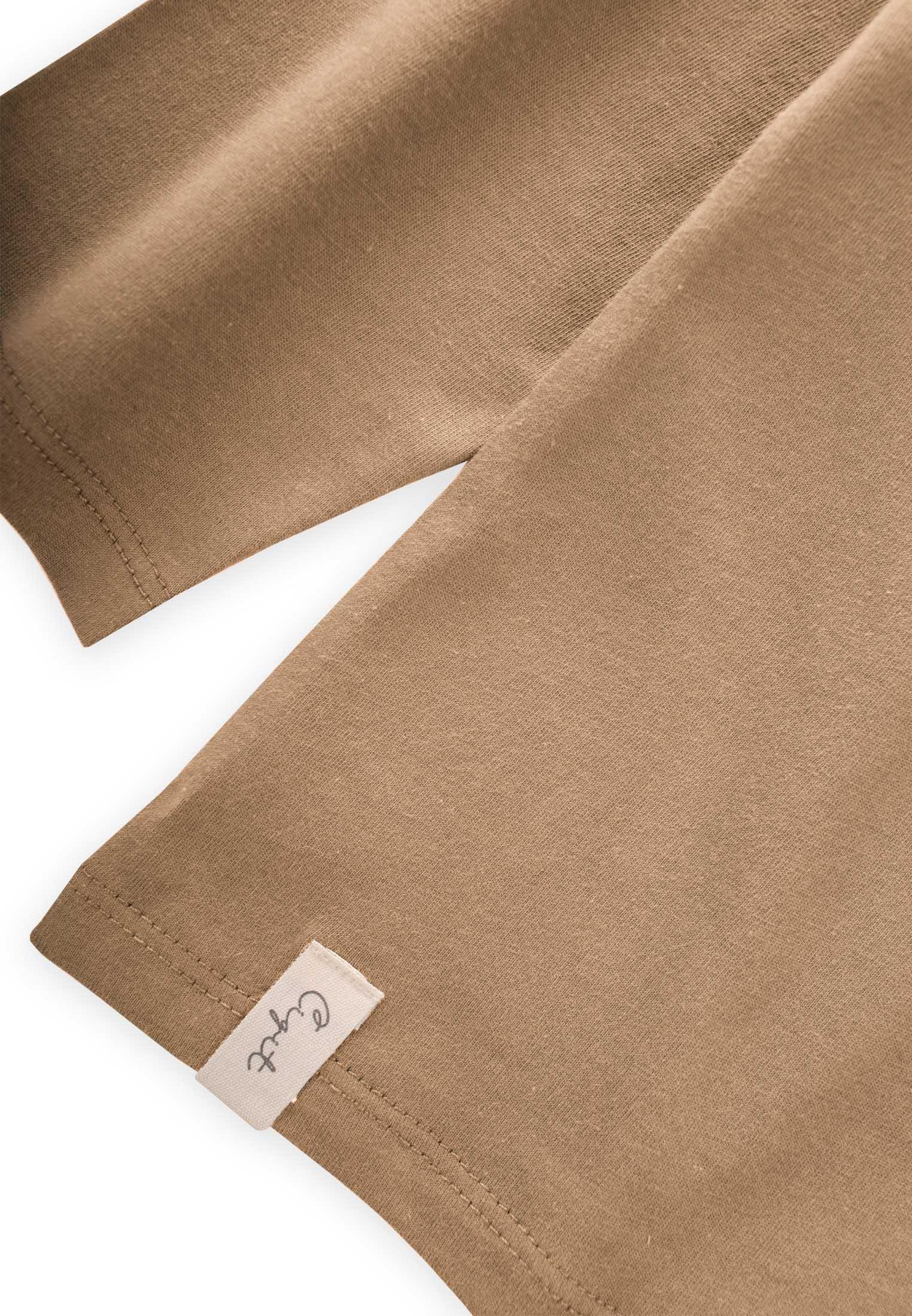 CigitMevsimlik Basic T-Shırt 2-10 Yaş CAMEL