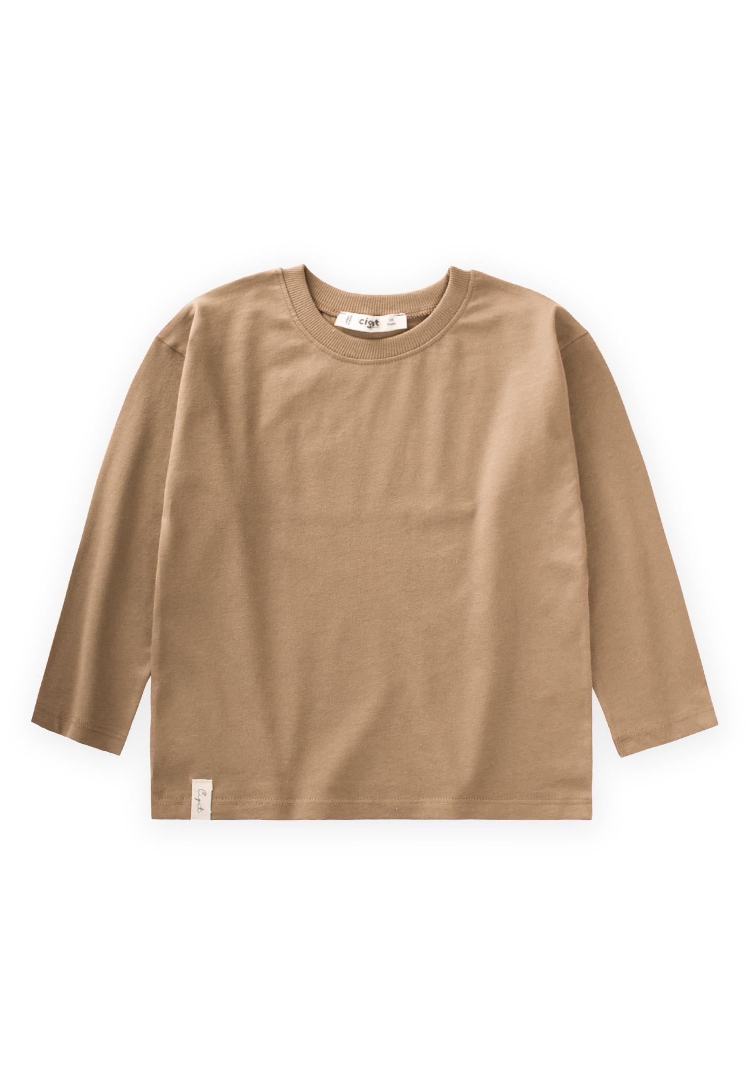 CigitMevsimlik Basic T-Shırt 2-10 Yaş CAMEL