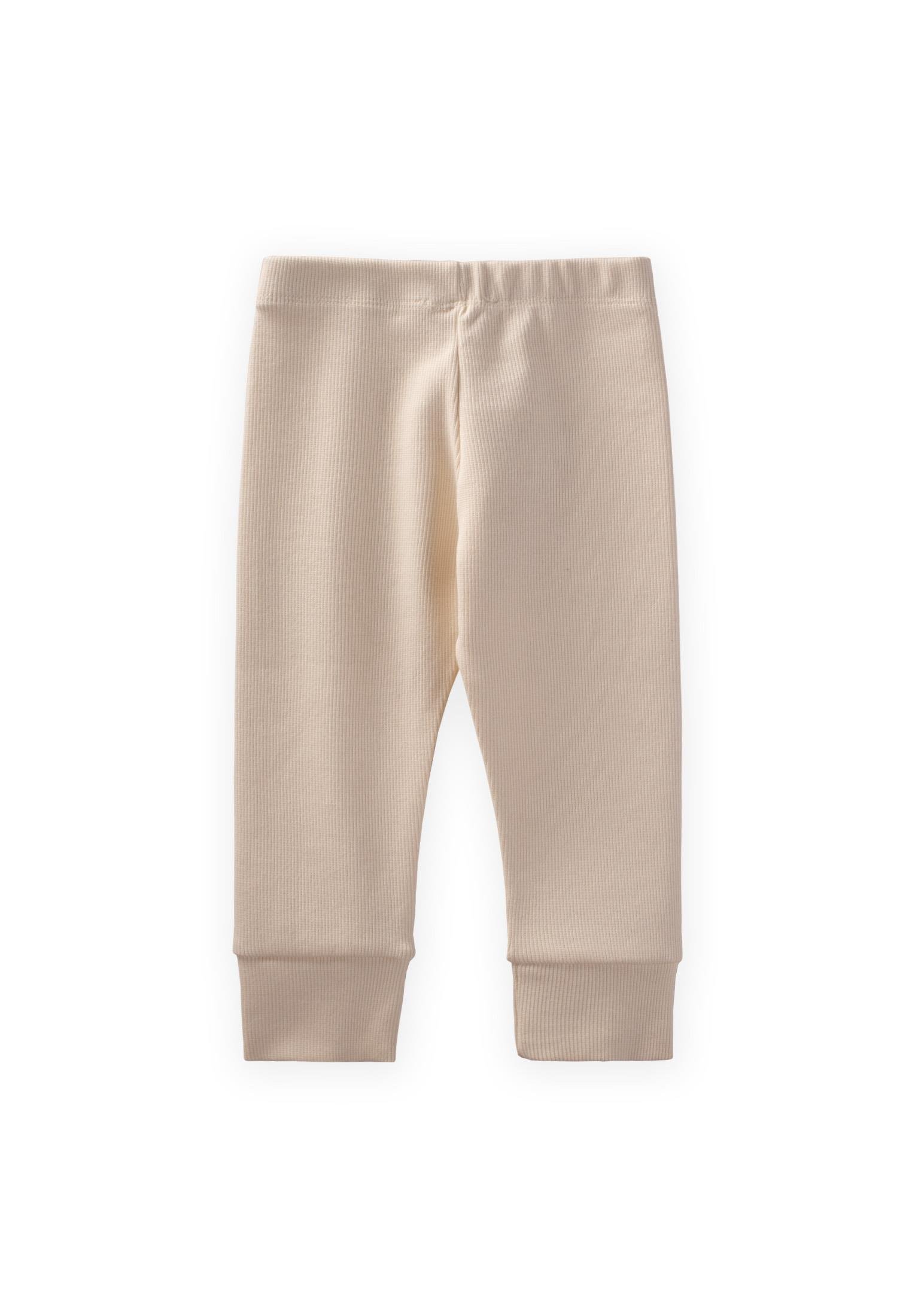 CigitManşetli Düğme Detaylı Tayt 0-3 Yaş EKRU