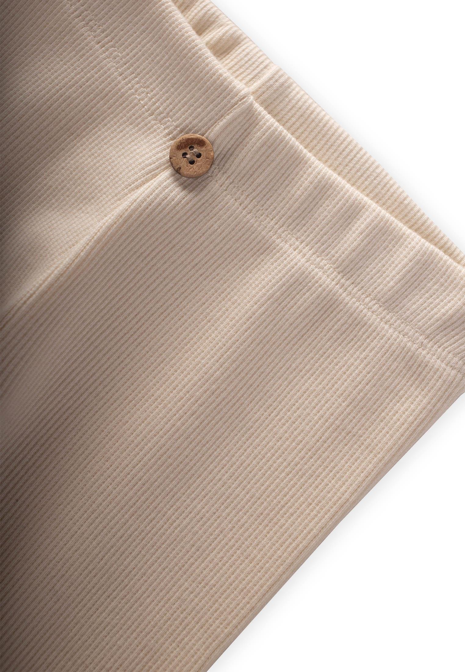 CigitManşetli Düğme Detaylı Tayt 0-3 Yaş EKRU