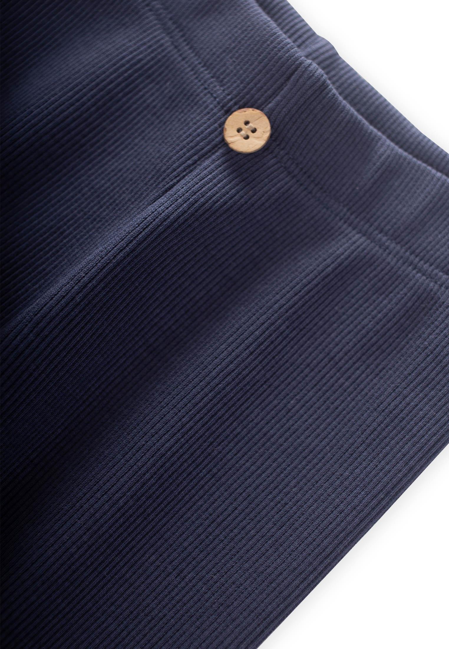 CigitManşetli Düğme Detaylı Tayt 0-3 Yaş LACİVERT