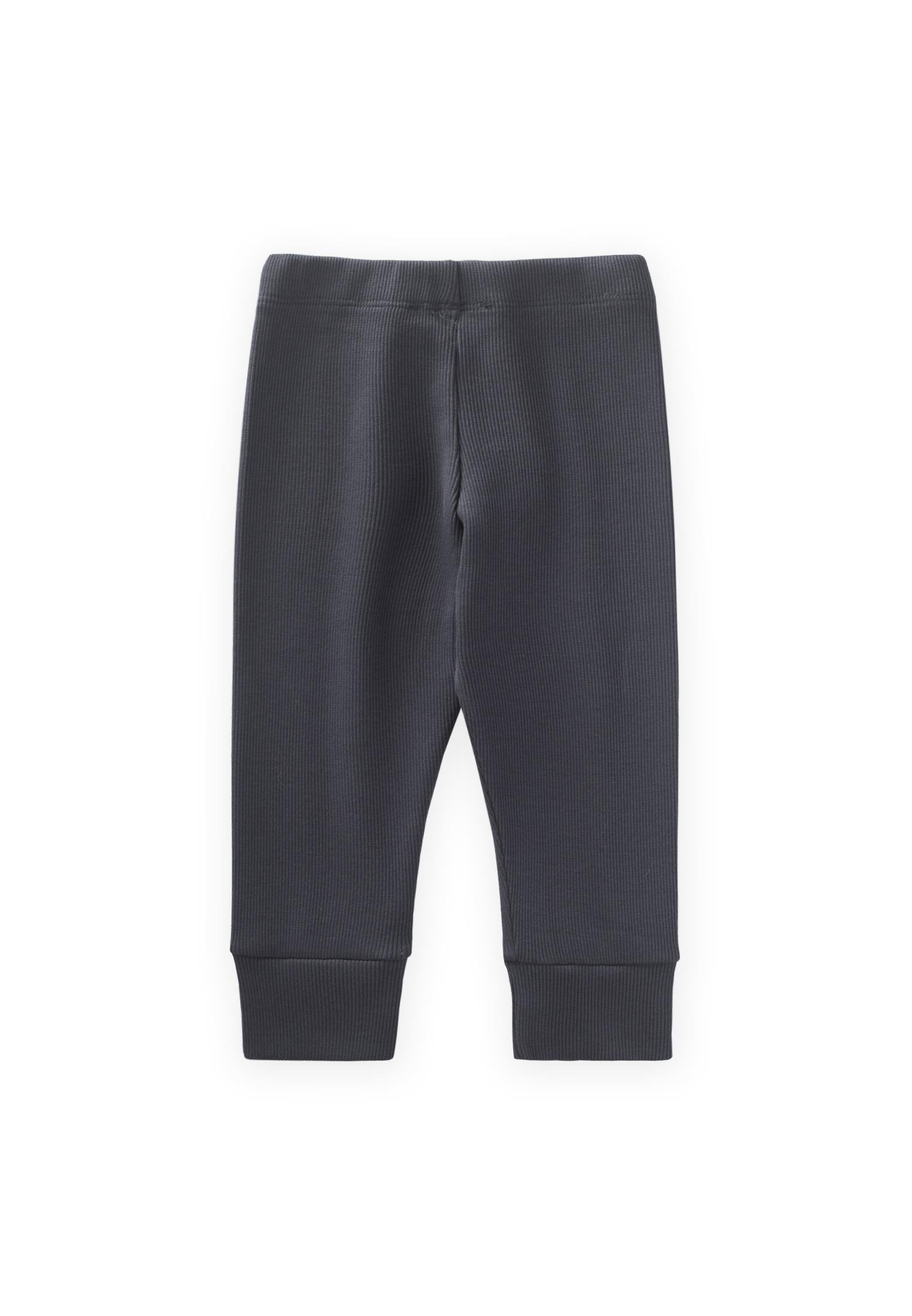 CigitManşetli Düğme Detaylı Tayt 0-3 Yaş ANTRASİT