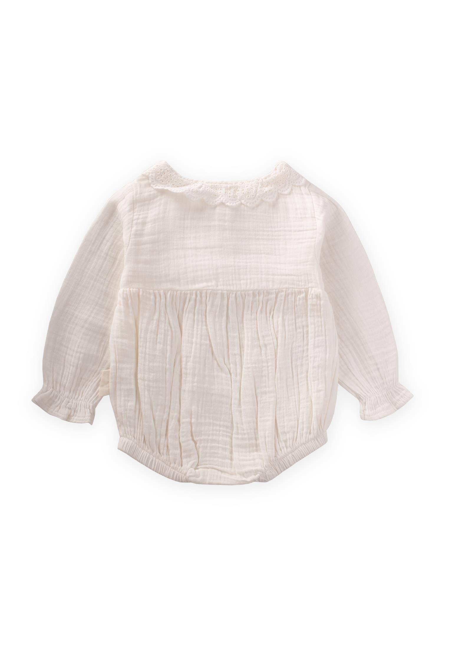 CigitFisto Yakalı Mevsimlik Müslin Zıbın 0-2 Yaş EKRU