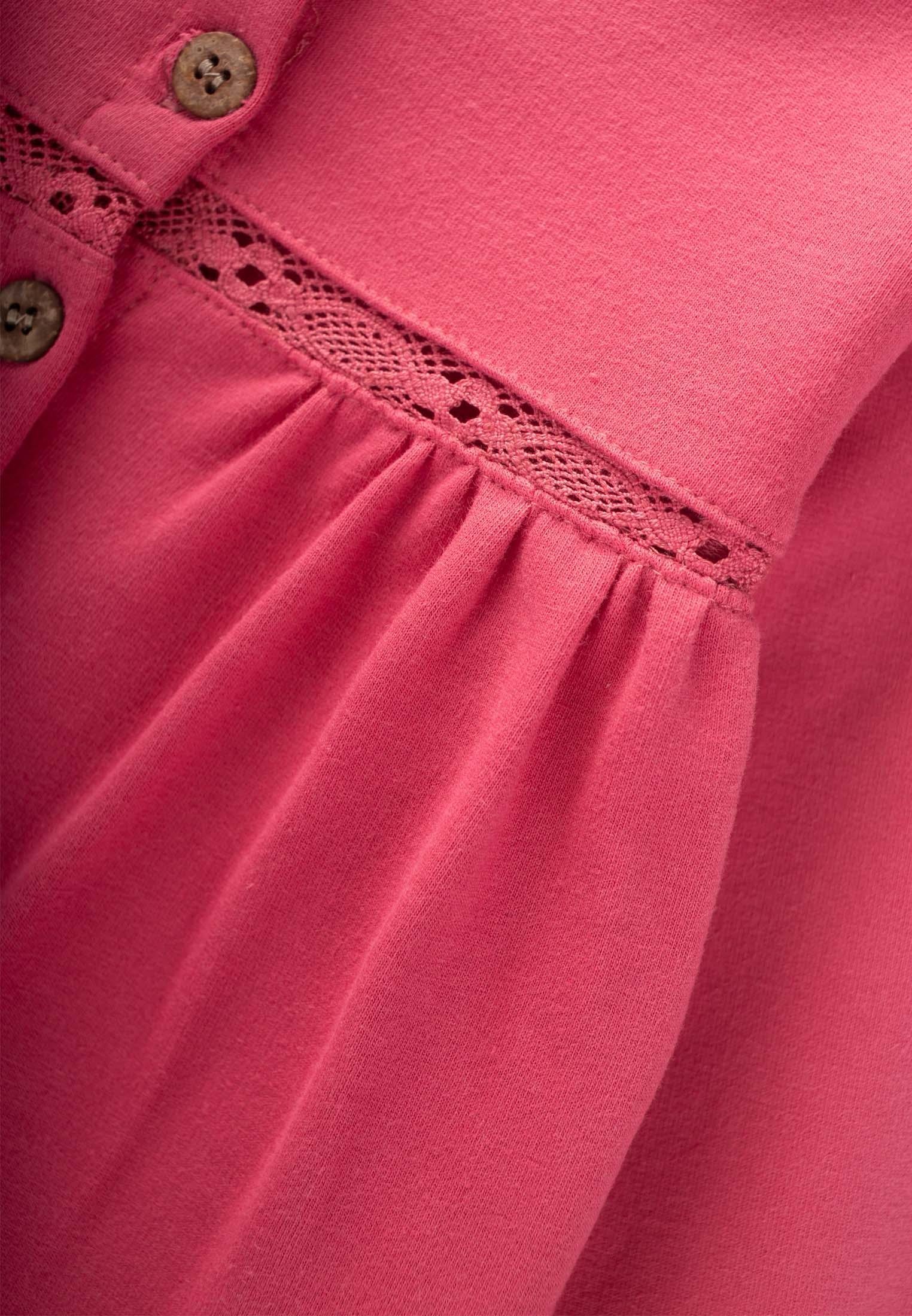 CigitDantel Detaylı Mevsimlik Kız Hırka 1-5 Yaş FUŞYA