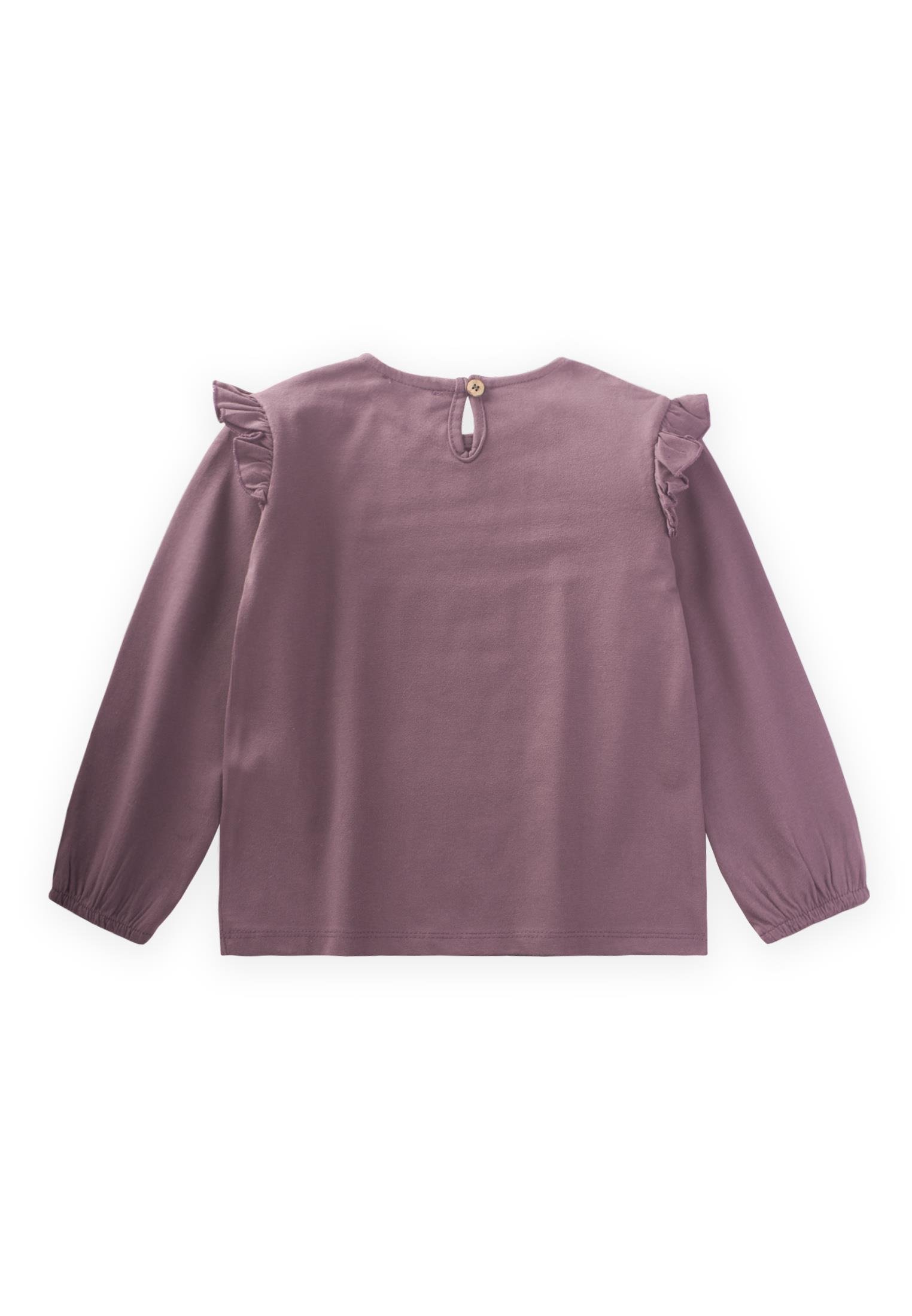 CigitNervür Detaylı T-Shırt 3-10 Yaş BAKIR