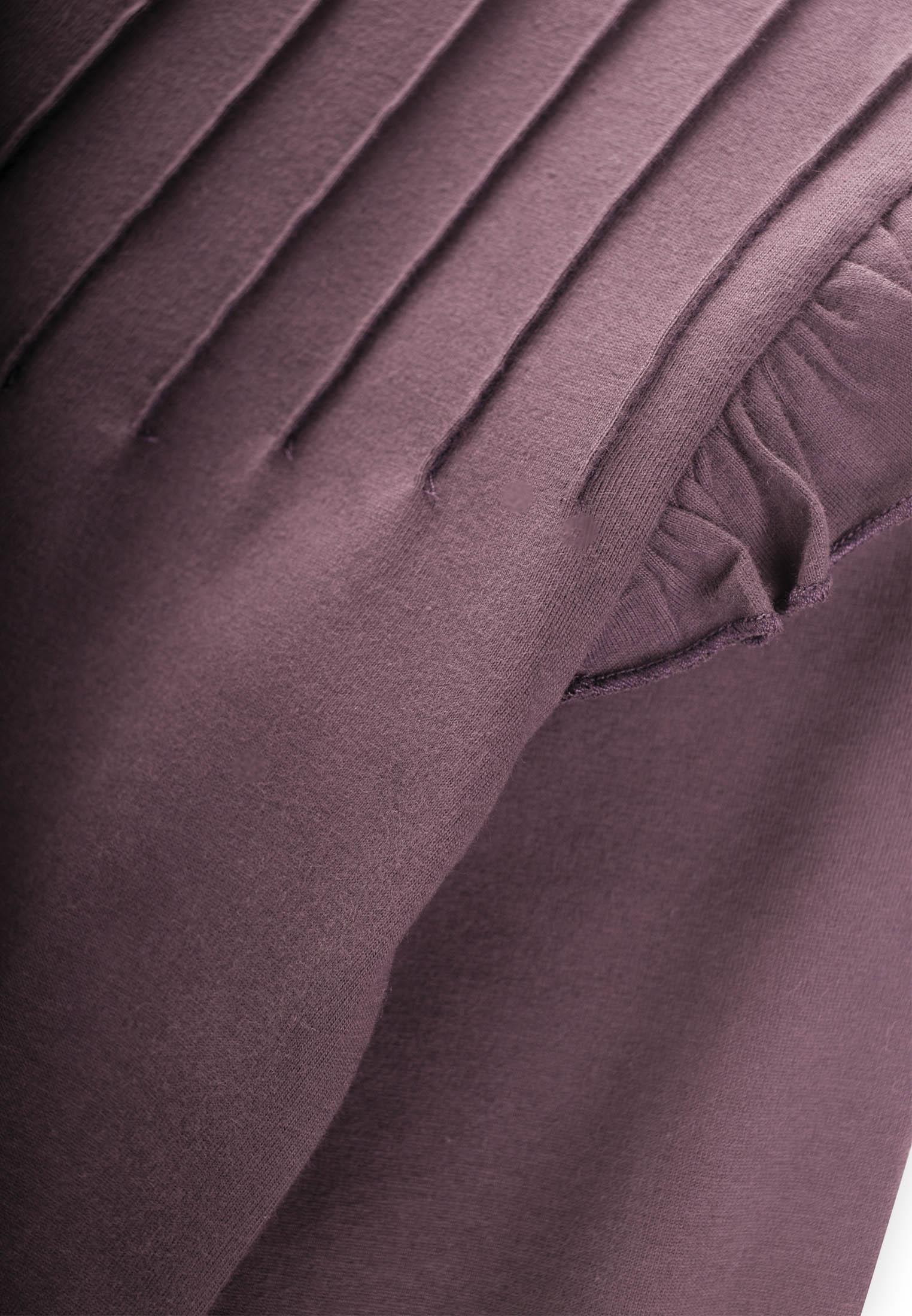 CigitNervür Detaylı T-Shırt 3-10 Yaş BAKIR