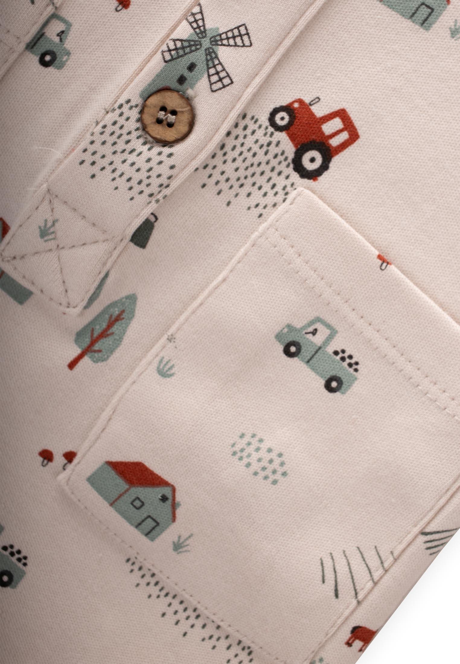 CigitBaskılı Tulum 0-3 Yaş BEJ