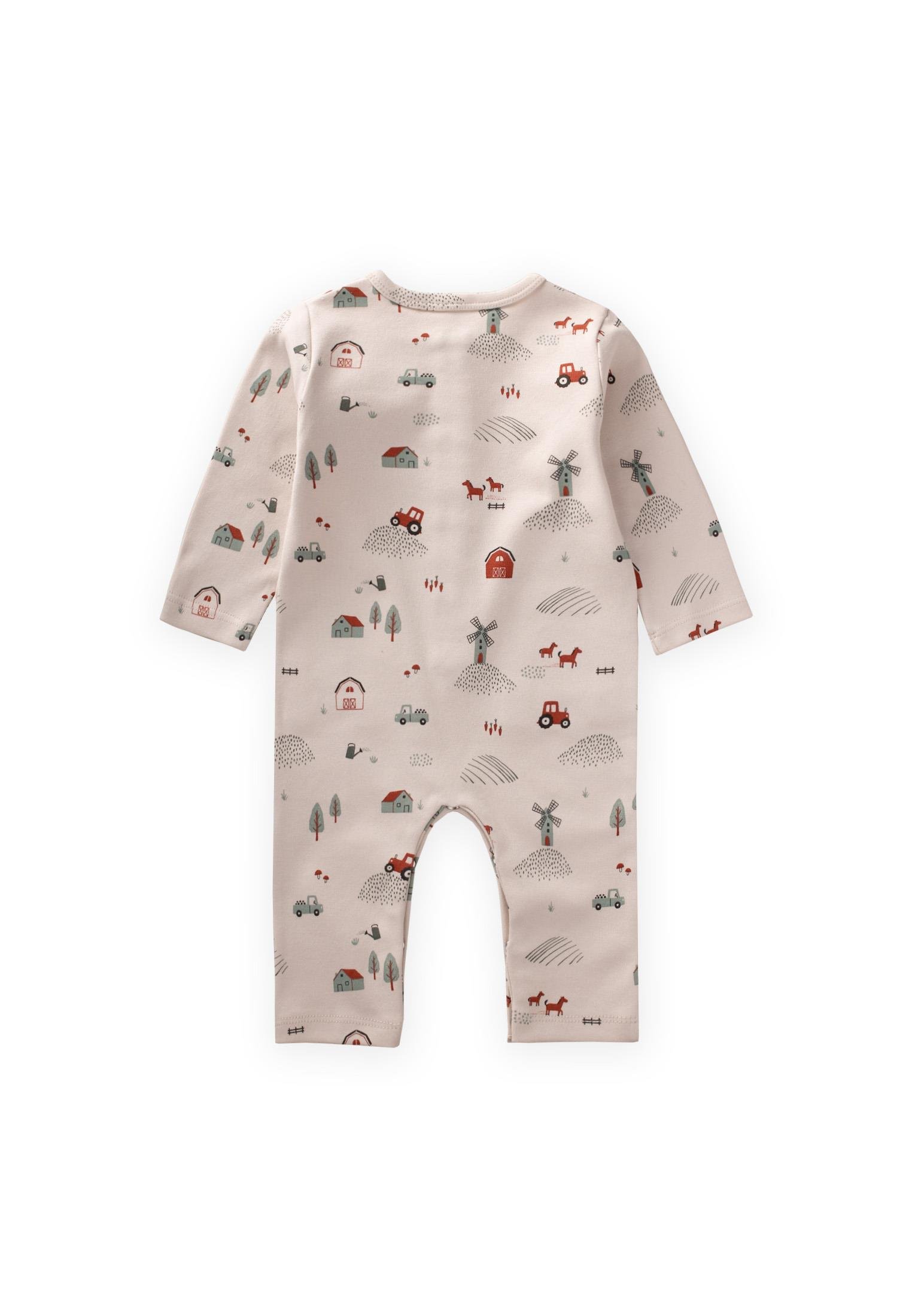 CigitBaskılı Tulum 0-3 Yaş BEJ